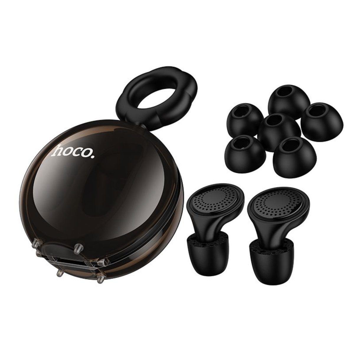 hoco. M201 Bluetooth-Kopfhörer (Schlaf Ohrstöpsel mit 27 dB Geräuschdämmung und drei Größen)