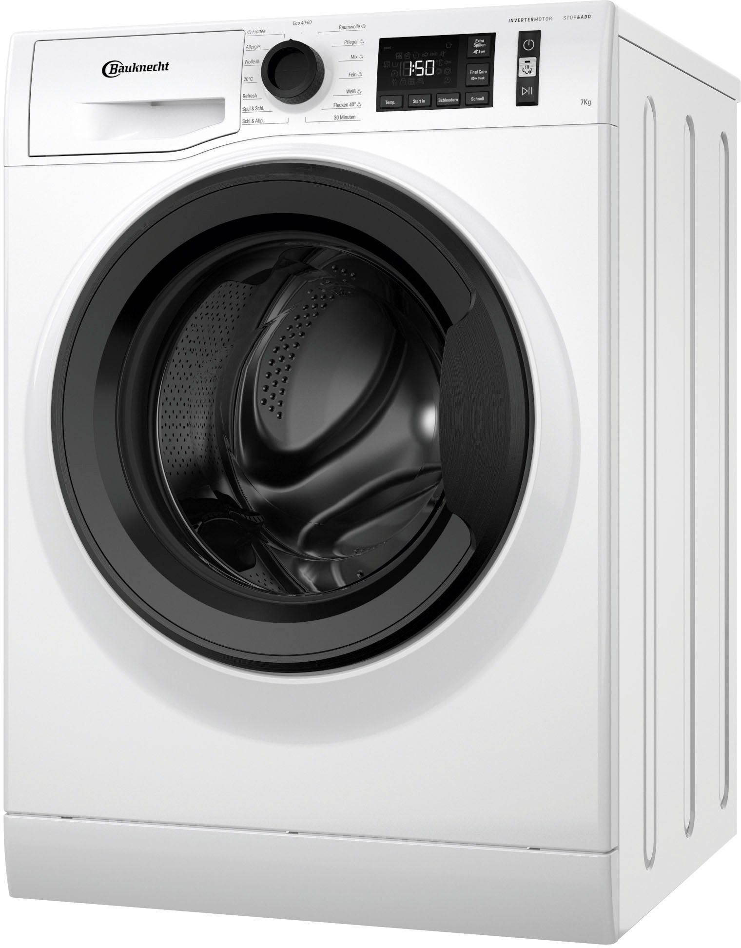 BAUKNECHT Waschmaschine WM Elite 711 CC, 7 kg, 1400 U/min | Frontlader