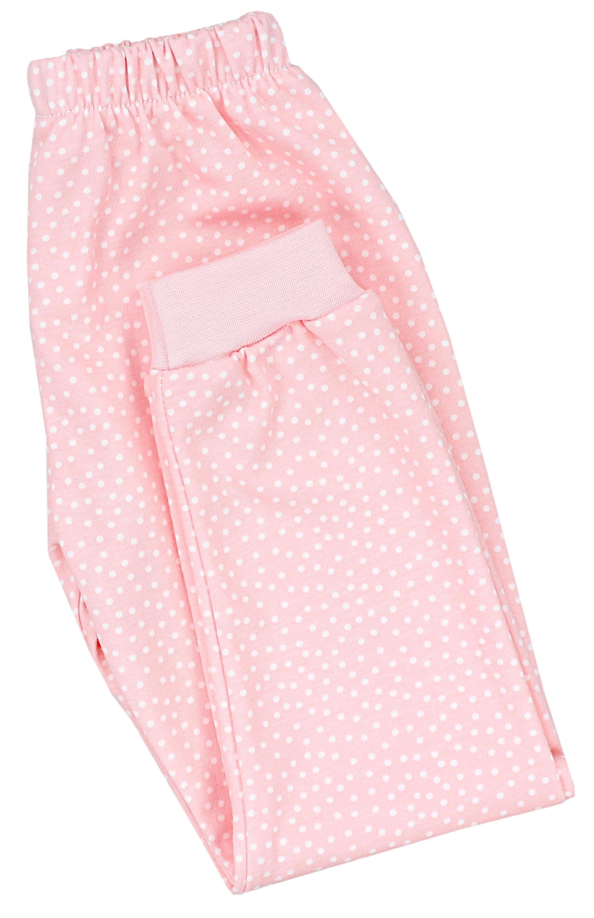 TupTam Schlafanzug Nachtwäsche Aprikose Schlafanzug Set / Mädchen Kinder GIRL Tupfen Langarm COOL Pyjama 2-teilig