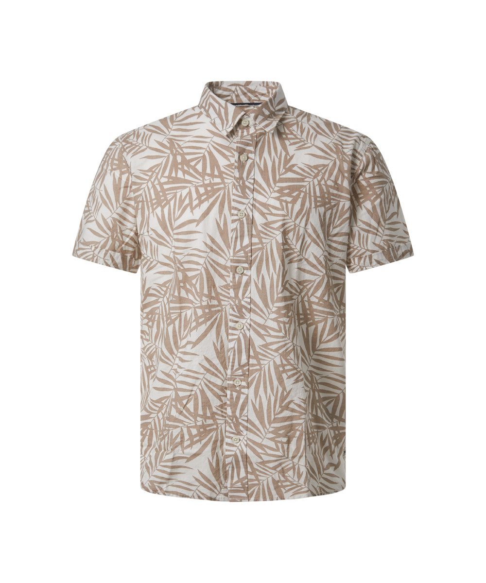 Pioneer Authentic Jeans Kurzarmhemd mit All-Over Print