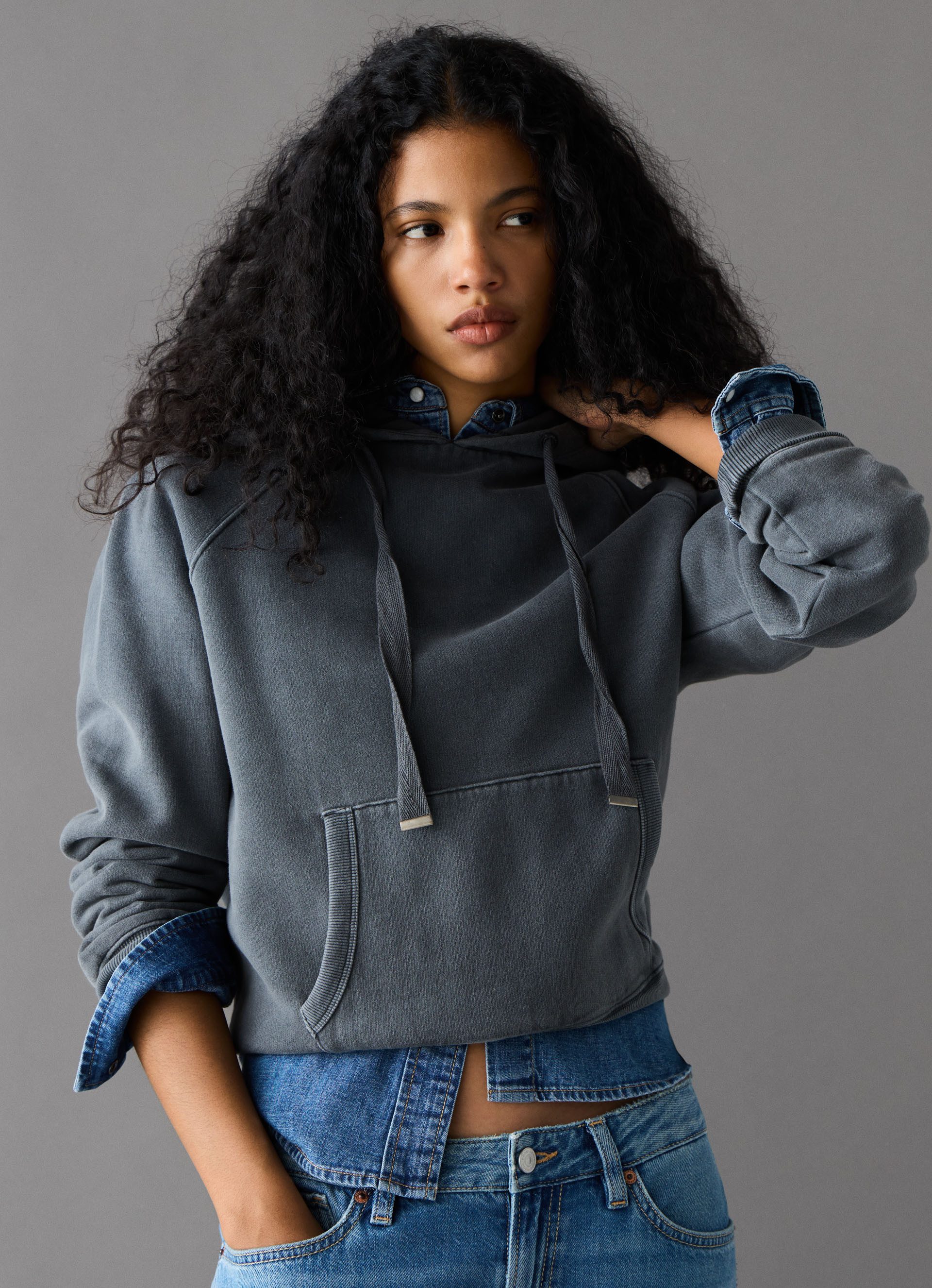Pepe Jeans Hoodie BEGO Sweatqualität in gewaschener Optik