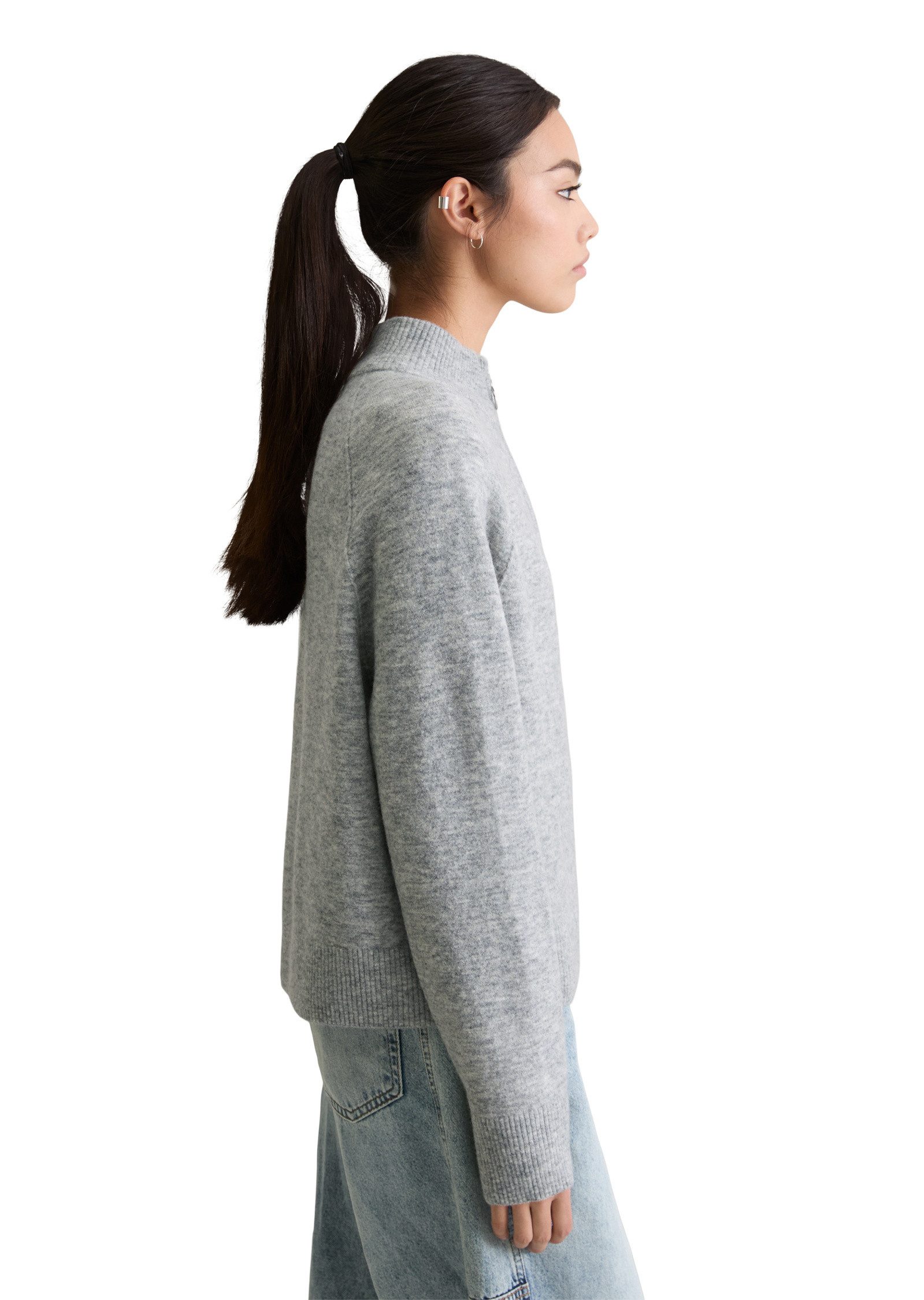 Marc O'Polo DENIM Strickpullover aus flauschigem Schurwolle-Mix günstig online kaufen