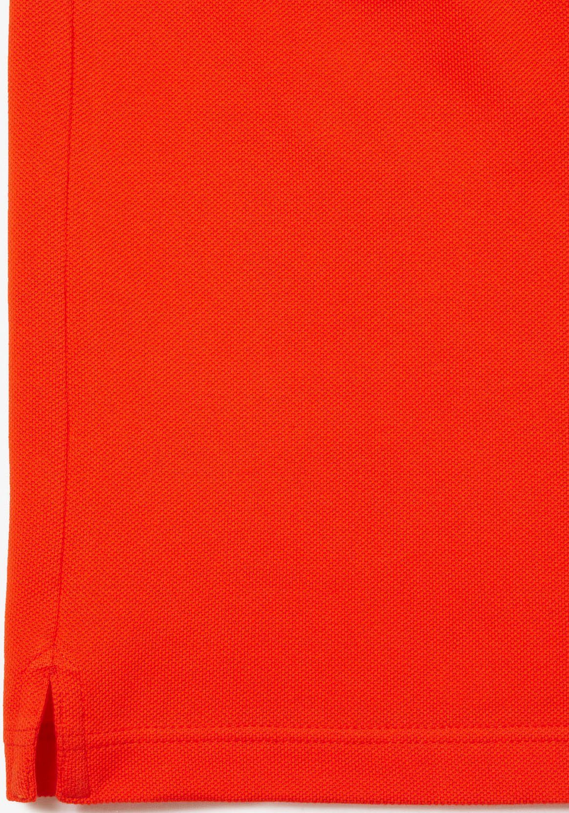 Logostickerei orange mit Lacoste Poloshirt (1-tlg)