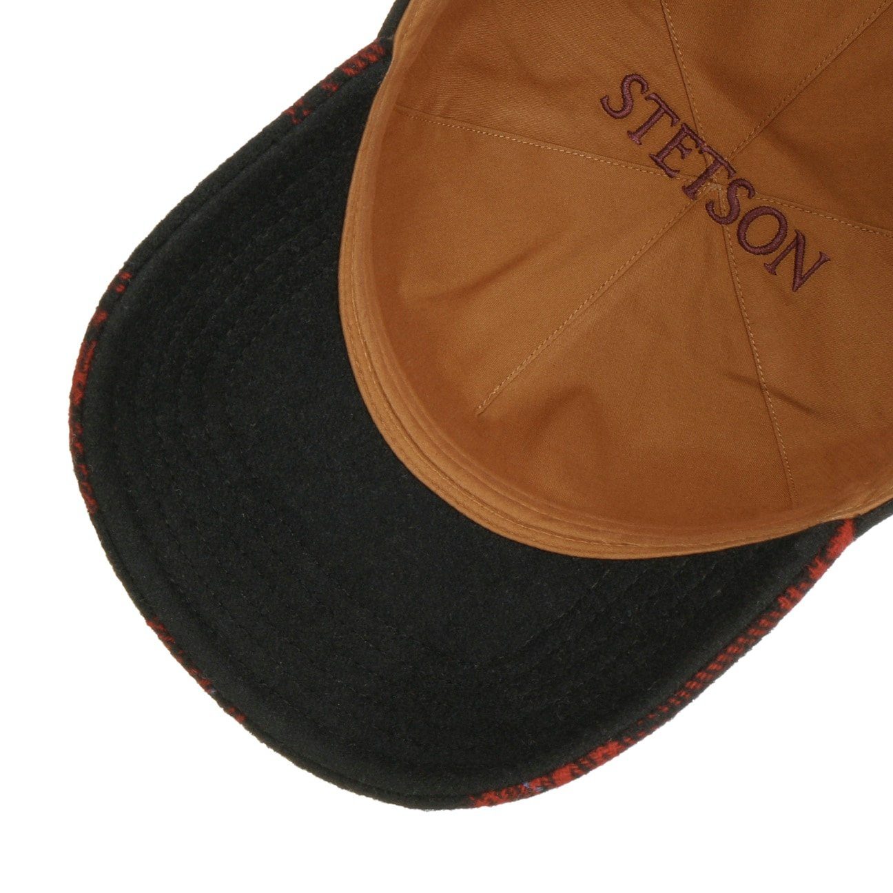 Cap Stetson Baseball schwarz-rot Basecap (1-St) Snapback