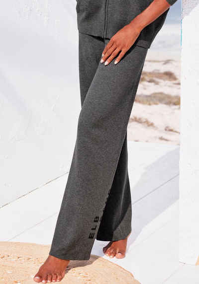 Elbsand Strickhose -Loungehose mit weitem Bein, Loungewear