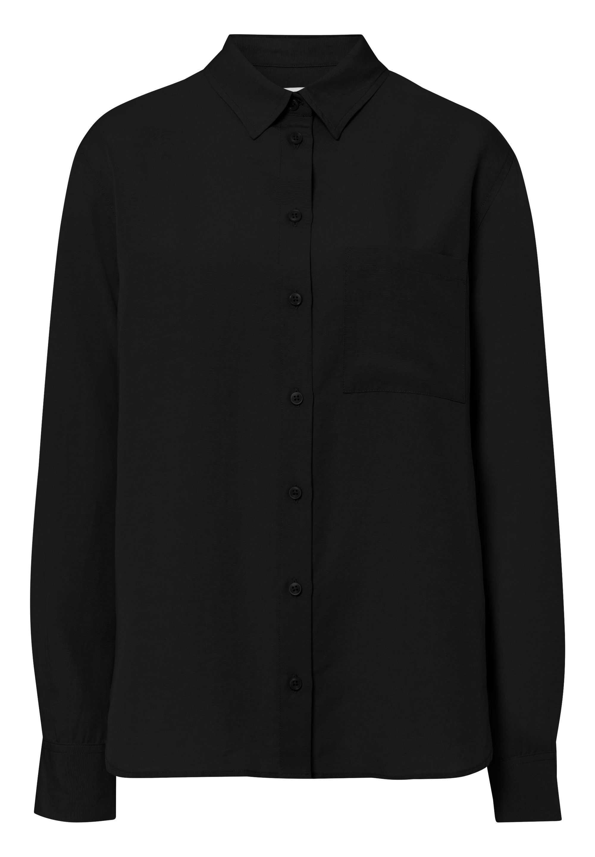 Les Lunes Langarmbluse HATTIE Shirt Loose Fit Linen Oversize, Hemd, Lyocell günstig online kaufen