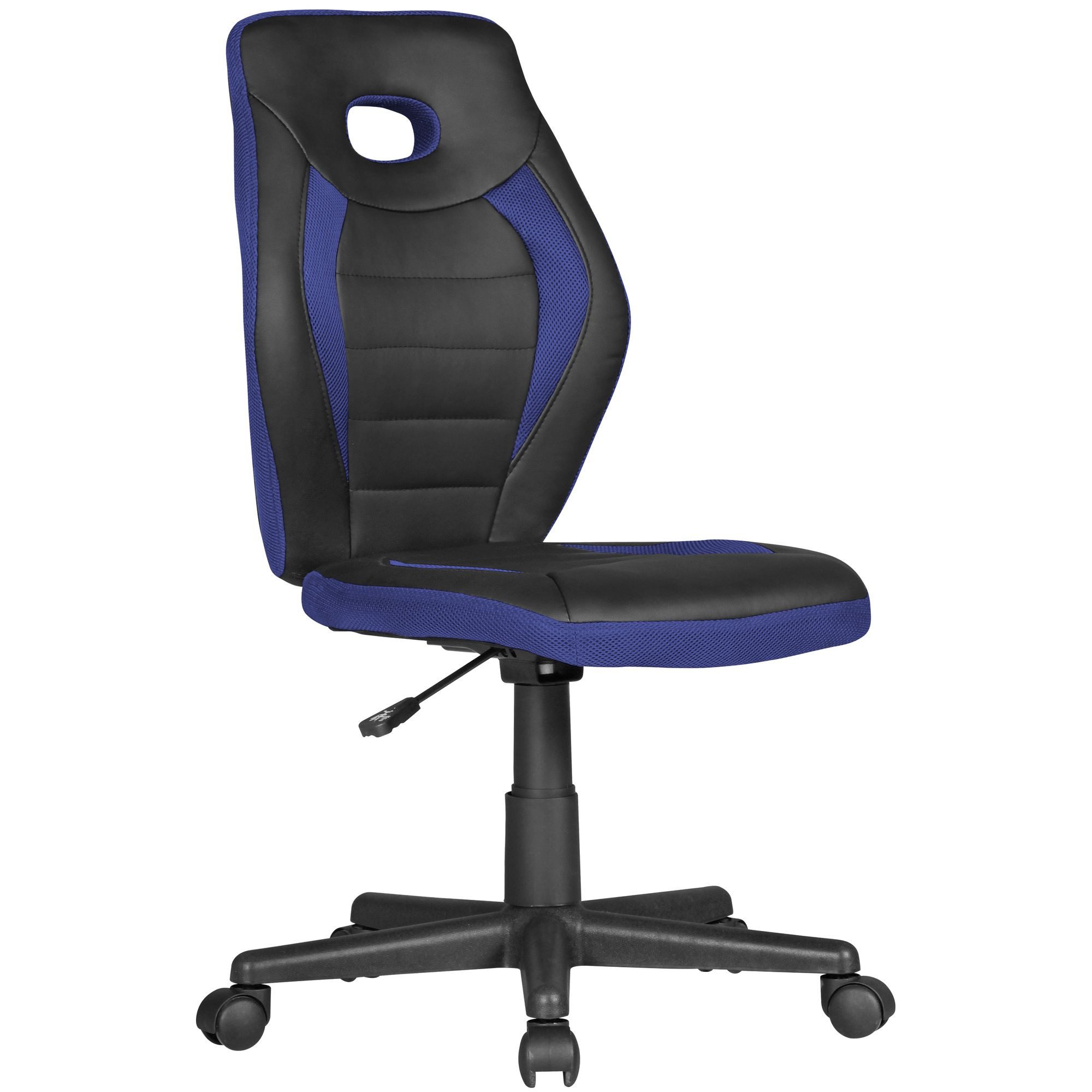 FINEBUY Drehstuhl SuVa14299_1 (Kinderdrehstuhl Schwarz/Blau f. günstig online kaufen