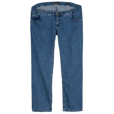 ADAMO Bequeme Jeans Adamo XXL Jeans untersetzte Größe mittelblau Colorado