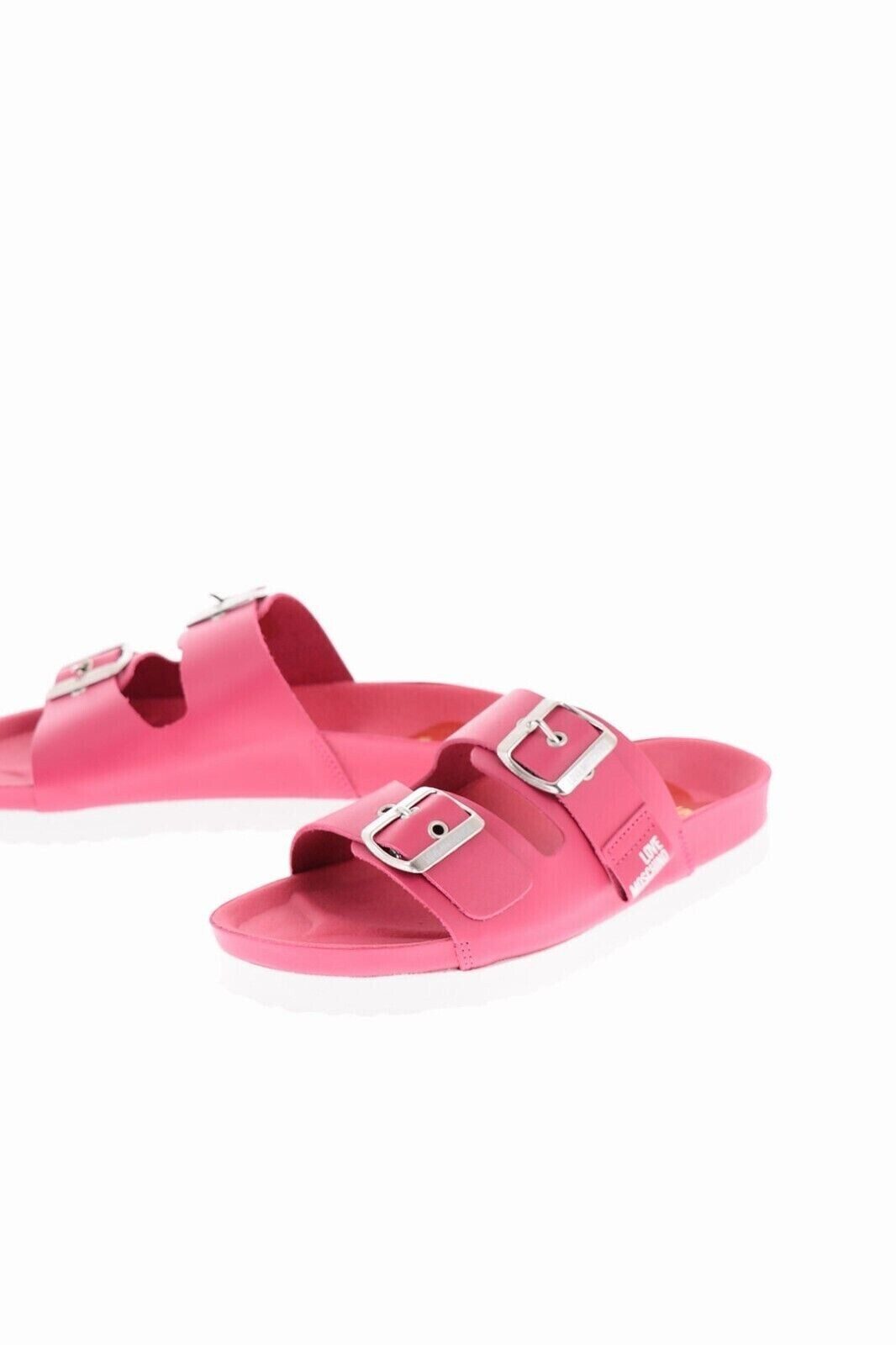LOVE MOSCHINO Love Moschino Damen Schuhe Sandalen, LOVE MOSCHINO BIRKI 40 Sandals Sandale Logo