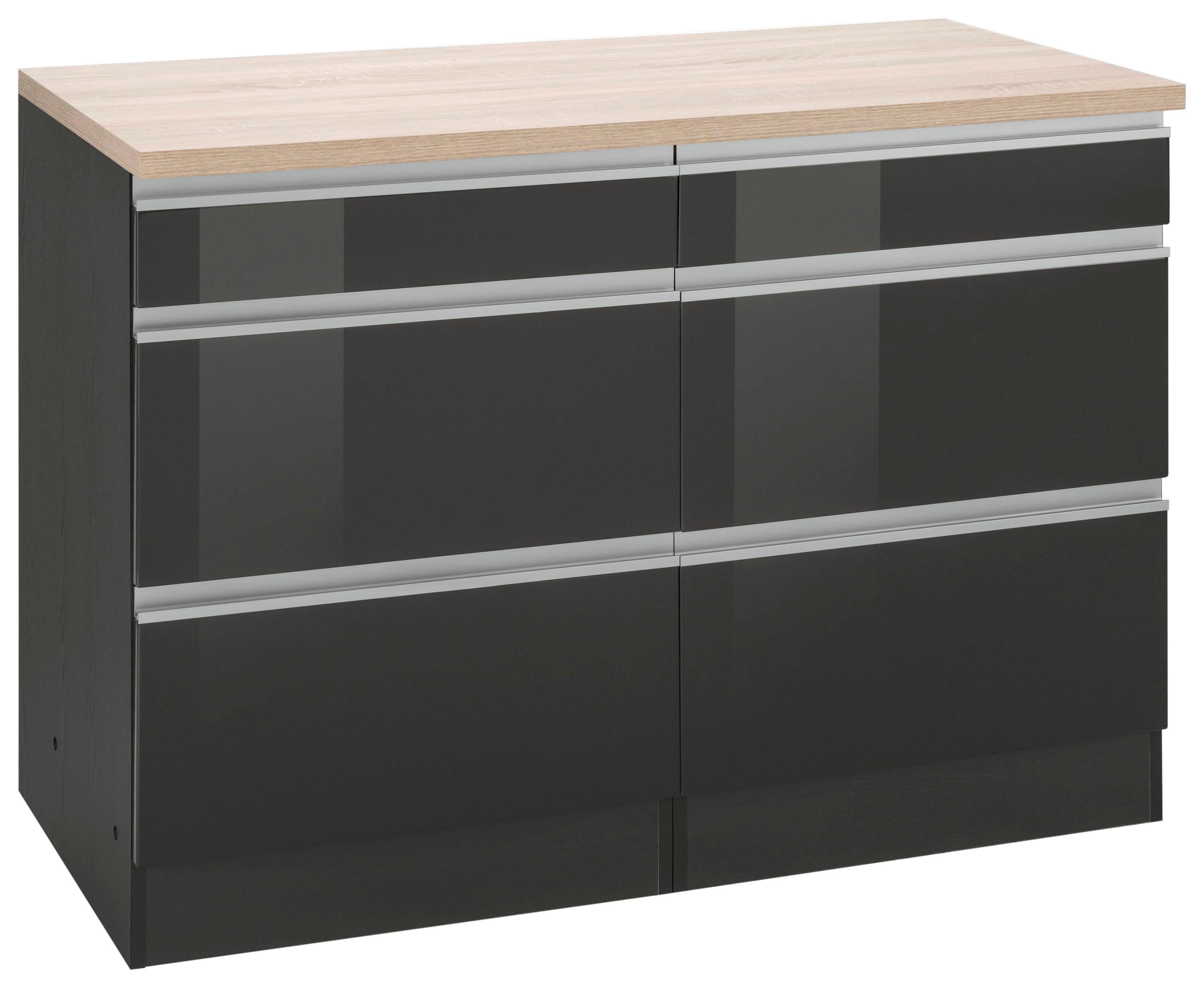 KOCHSTATION Unterschrank KS-Ohio Breite 120 cm