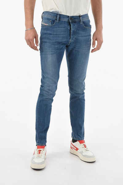 Diesel Slim-fit-Jeans Diesel Herren Jeans Tepphar 0857P Blau, Röhrenjeans, 5 Pocket-Style, Stretch