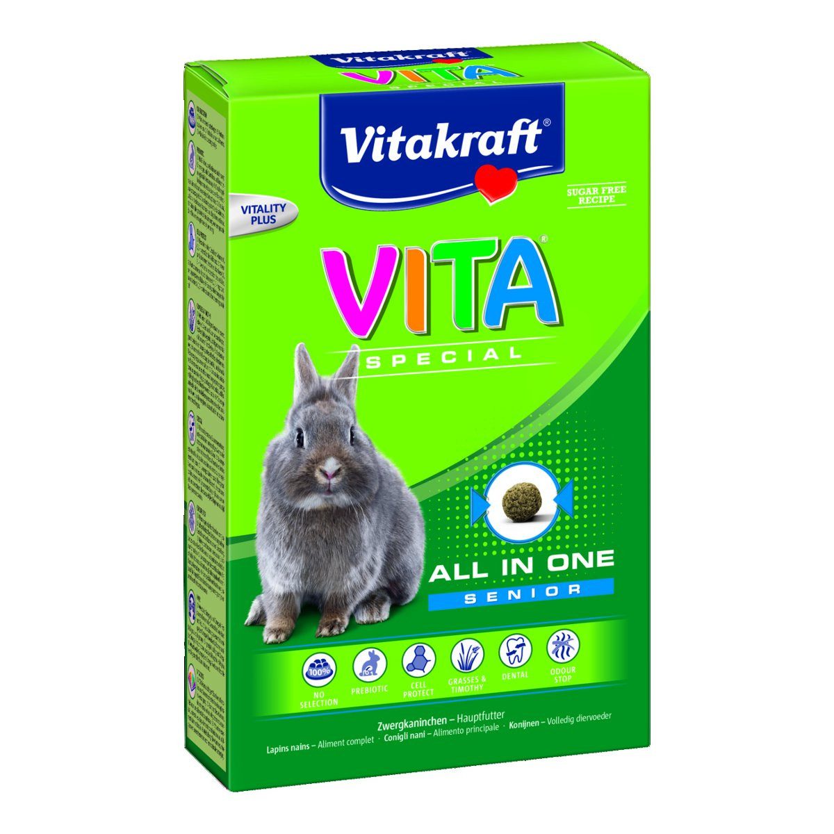 Vitakraft Vita Special Senior (Best Age), Zwergkaninchen, 600g