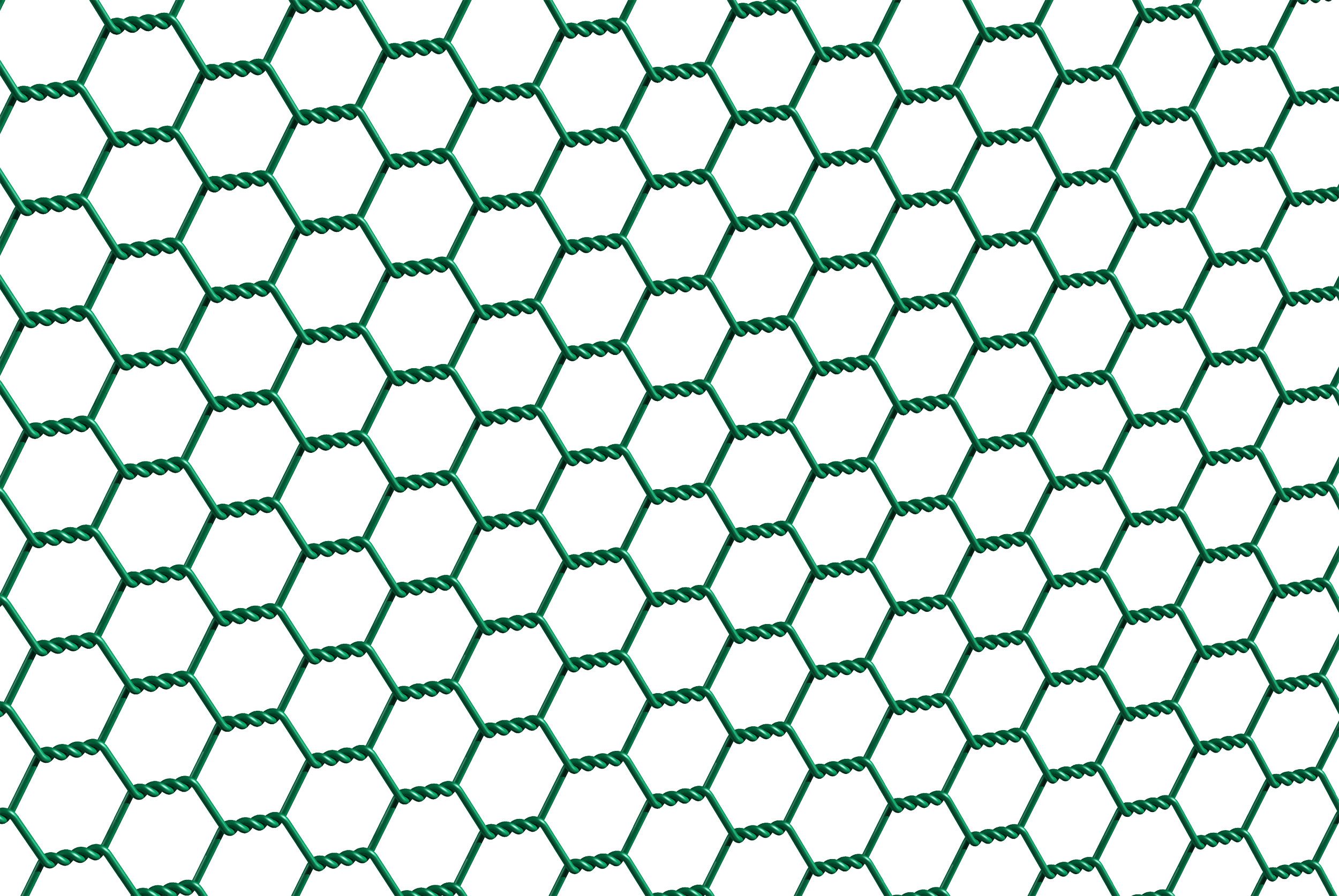 Alberts Zaun Alberts 614188 Sechseckgeflecht, grün, Maschen 13 x 13 mm, Höhe 50 cm, Alberts Sechseckgeflecht Volierendraht Hasendraht Drahtzaun Kaninchend