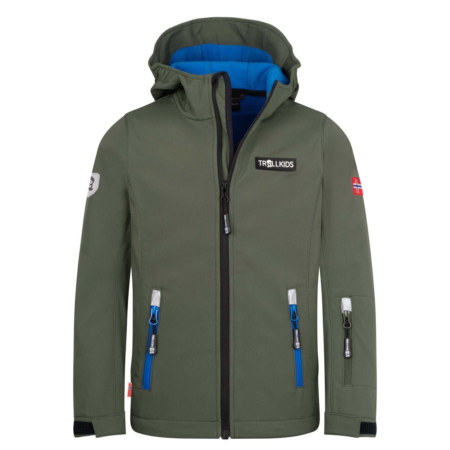TROLLKIDS Softshelljacke Oslofjord Winddicht, Wasserabweisend