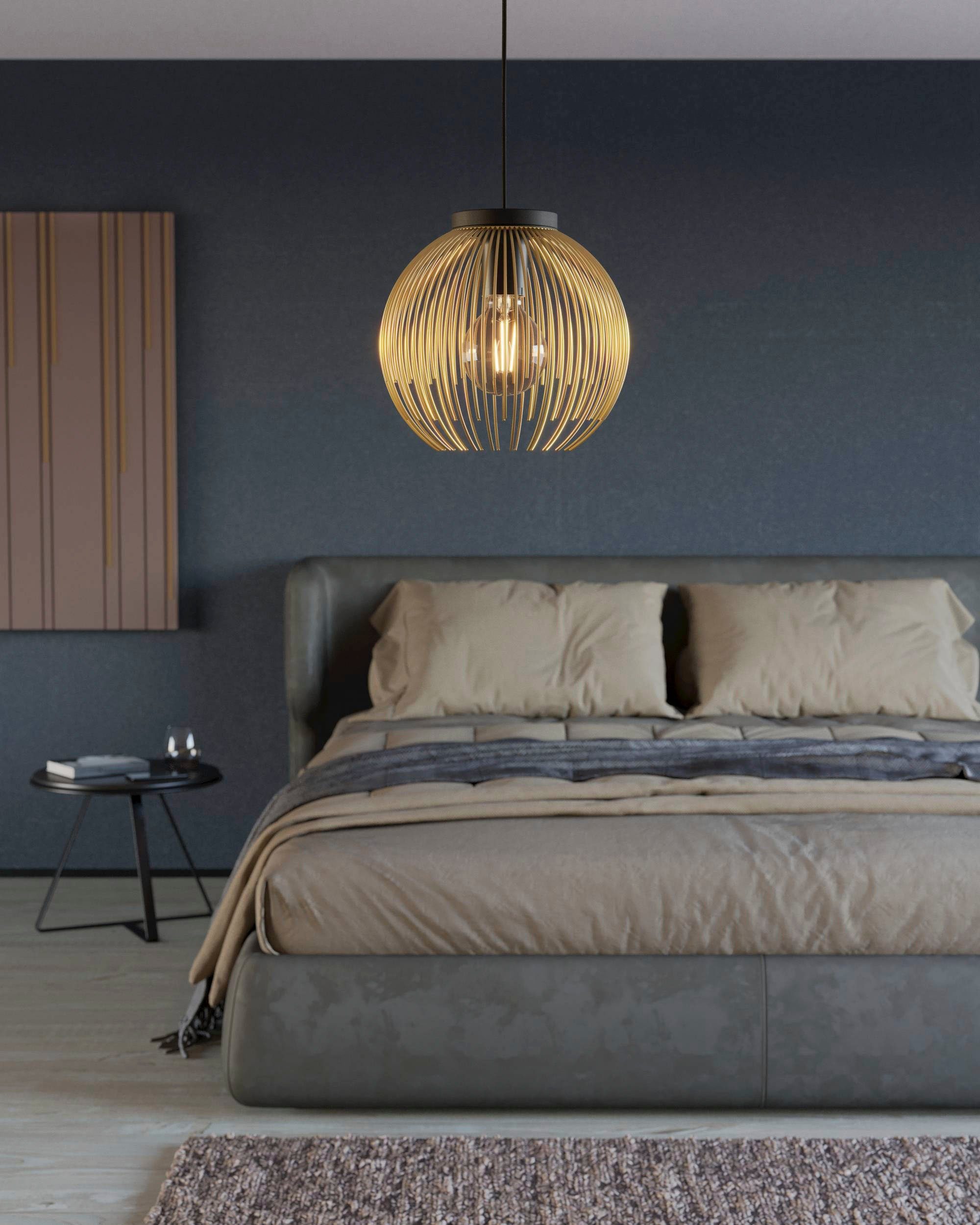 EGLO Hängeleuchte VENEZUELA Pendellampe, Esszimmerlampe, Metall, schwarz, g günstig online kaufen