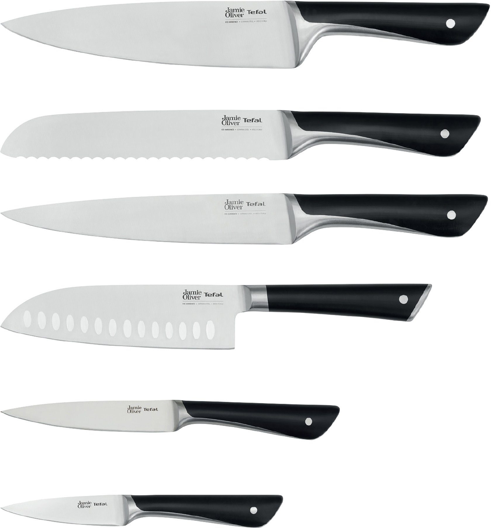 Tefal Messerblock K267S7 Jamie Oliver (7tlg), hohe Leistung, unverwechselbares Design, langlebige Klingen – Bild 4 von 5