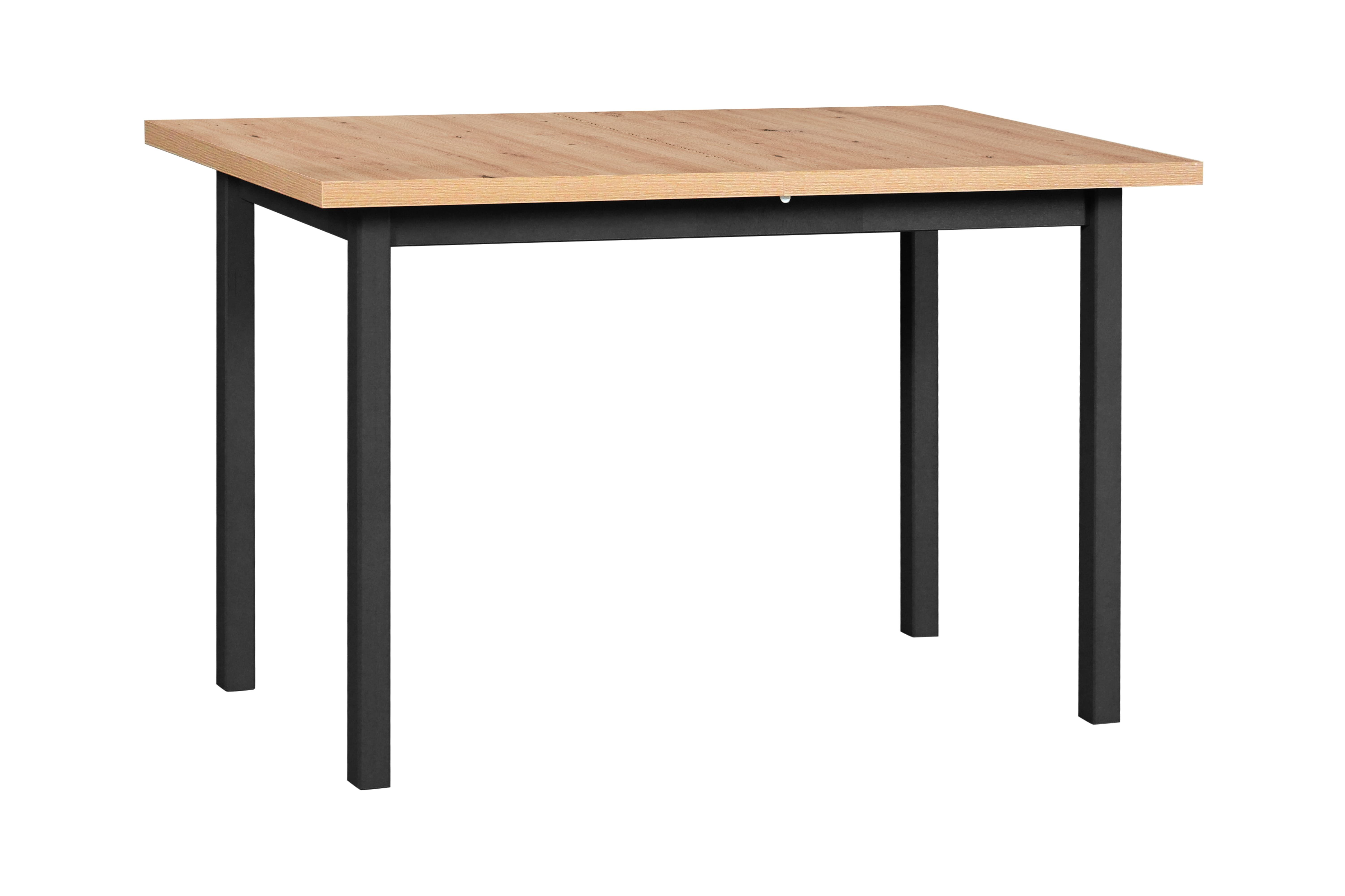 MOEBLO Esstisch MEX 10 (Stilvoller Multifunktionaler Tisch mit Schlankem Design und Robuster Bauweise, Massivholz), - (BxHxT): 70x76x120/160 cm