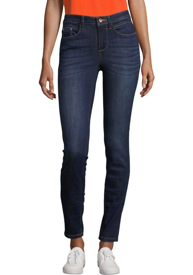 TOM TAILOR Skinny-fit-Jeans in figurbetonter 5-Pocket-Form, Casual Skinny-Jeans  mit sehr figurbetonter Passform von Tom Tailor