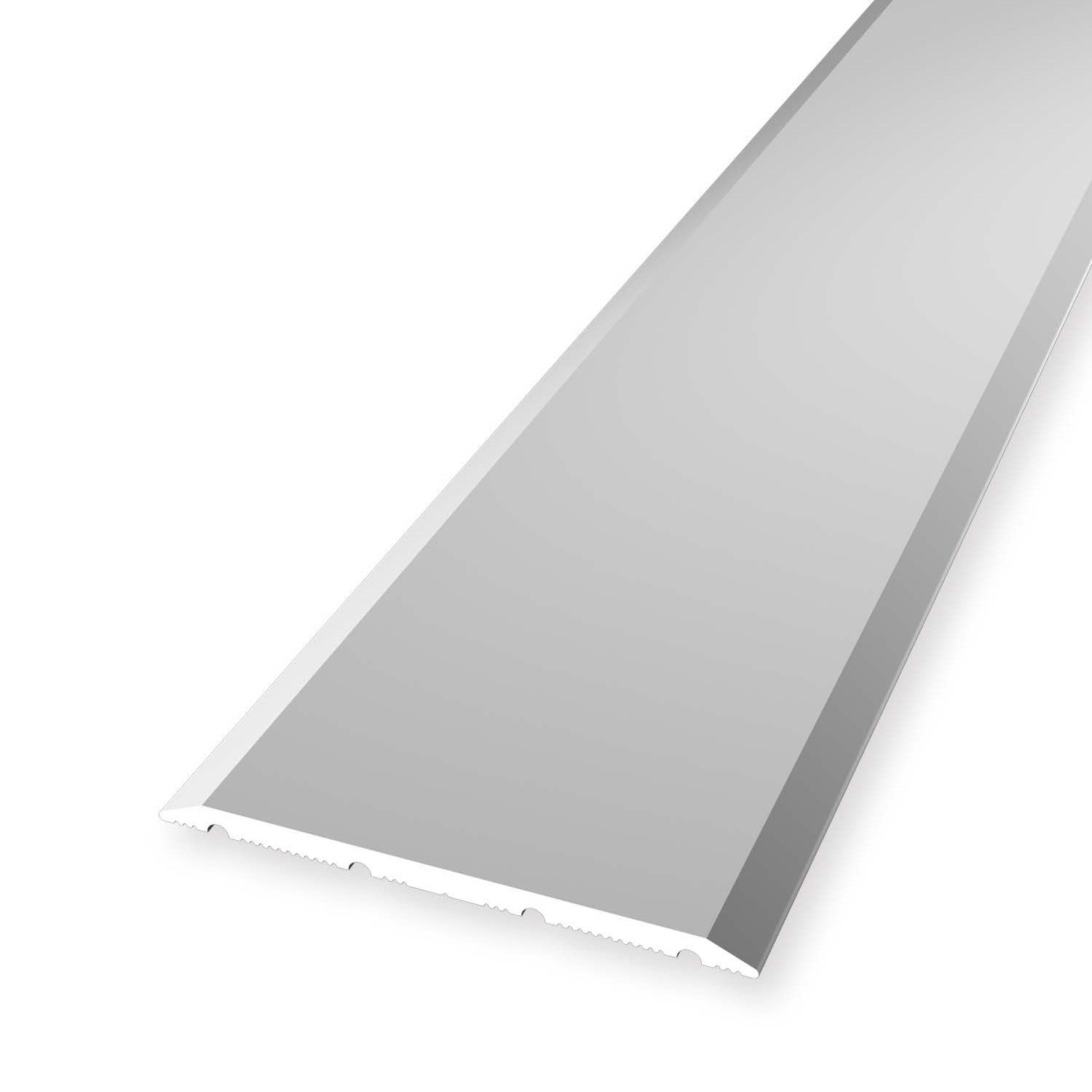 Küberit Übergangsprofil 2 x 40 x 1000 mm Aluminium Übergangsschiene Silber Selbstklebend