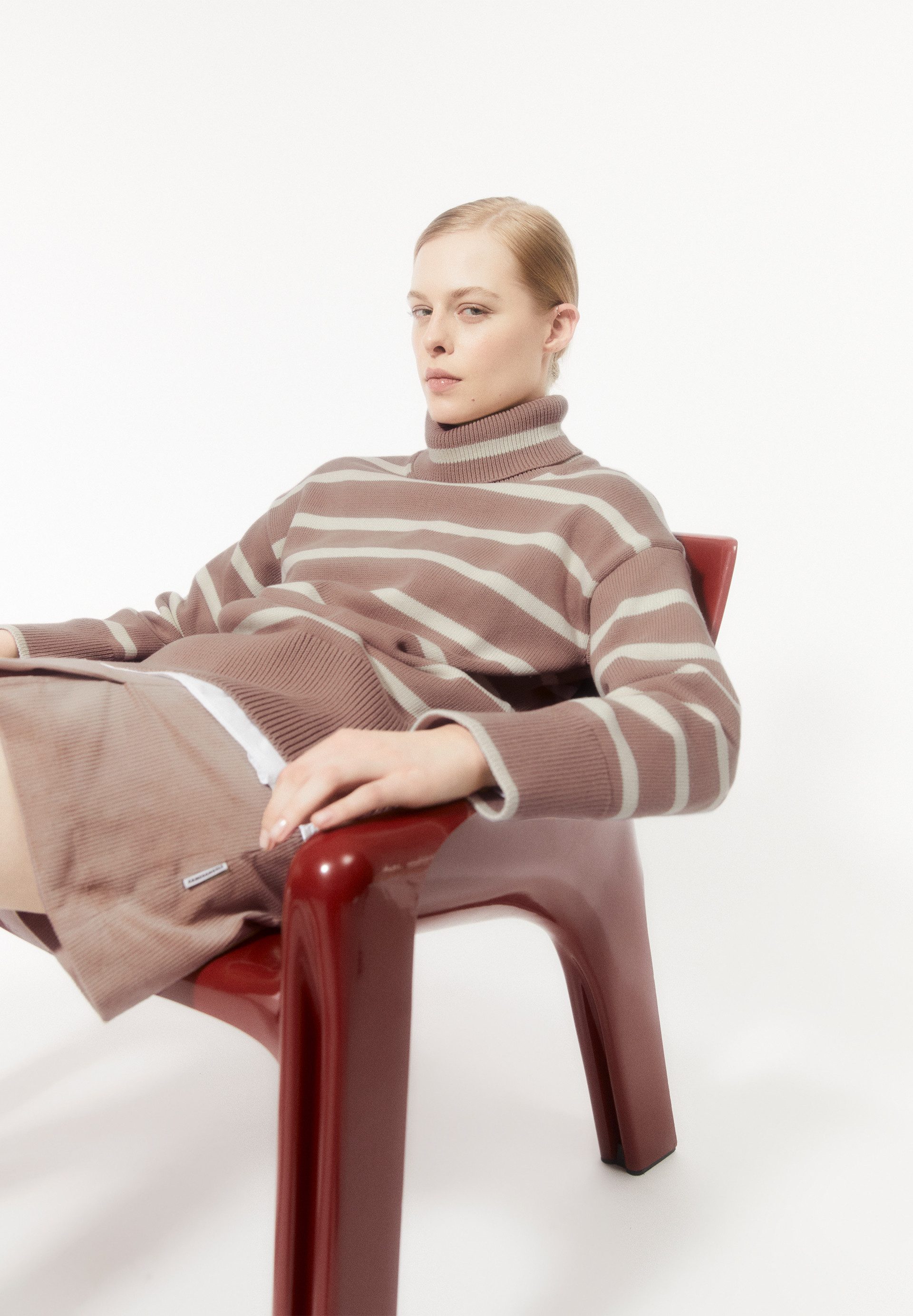 Armedangels Strickpullover CHANAA STRIPES Loose Fit
