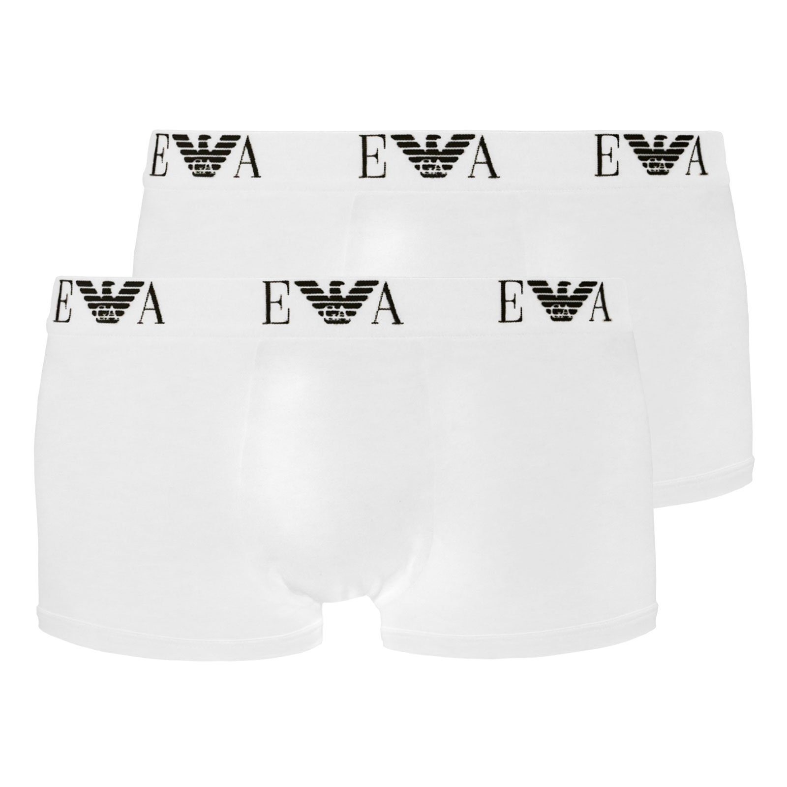Emporio Armani Trunk Boxershorts Stretch Cotton (2-St) ohne störende Gesäßn günstig online kaufen
