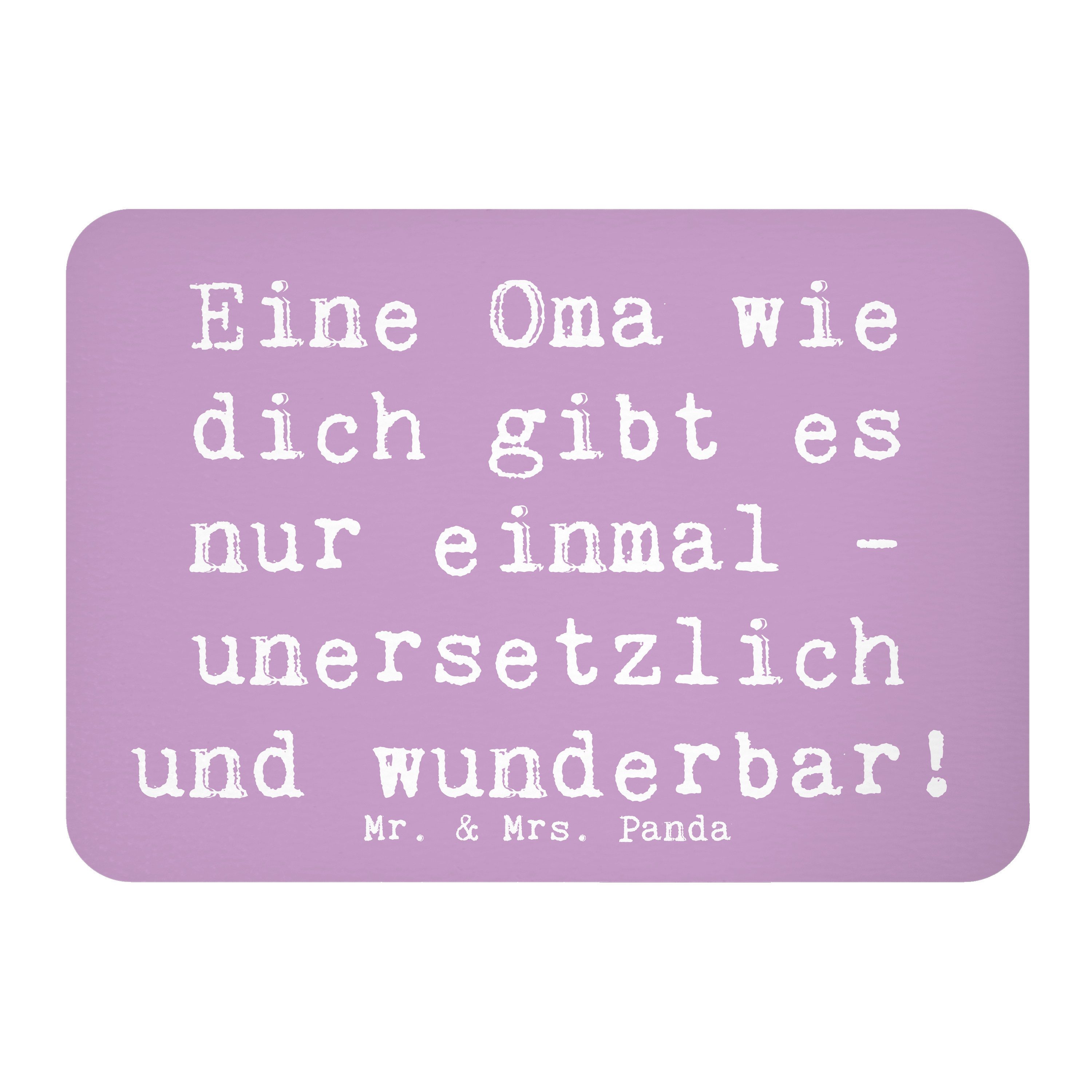 Magnet Spruch Einzigartige Oma - Lavendeltraum - Geschenk, Liebe zur Großmut