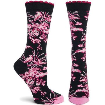 Ozone Socken OZONE  4er Set Damen Socken  Toile De Jouy Collection  Unisize  Komfort & Stil  Geschenkset Blumen, Vogel, Engel, Fantasie