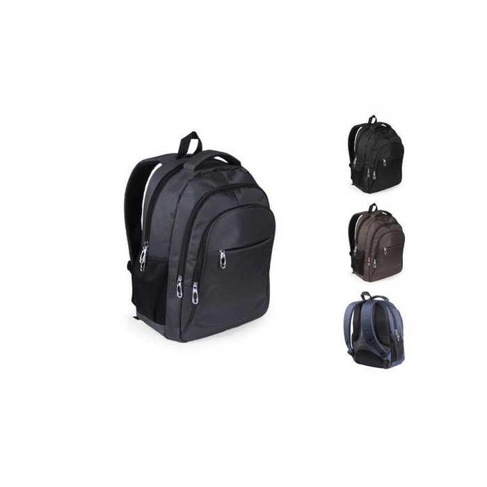 Bigbuy Rucksack Laptoptasche bis 15 Zoll Reißverschluss ergonomische Polsterung Rucksack Backpack