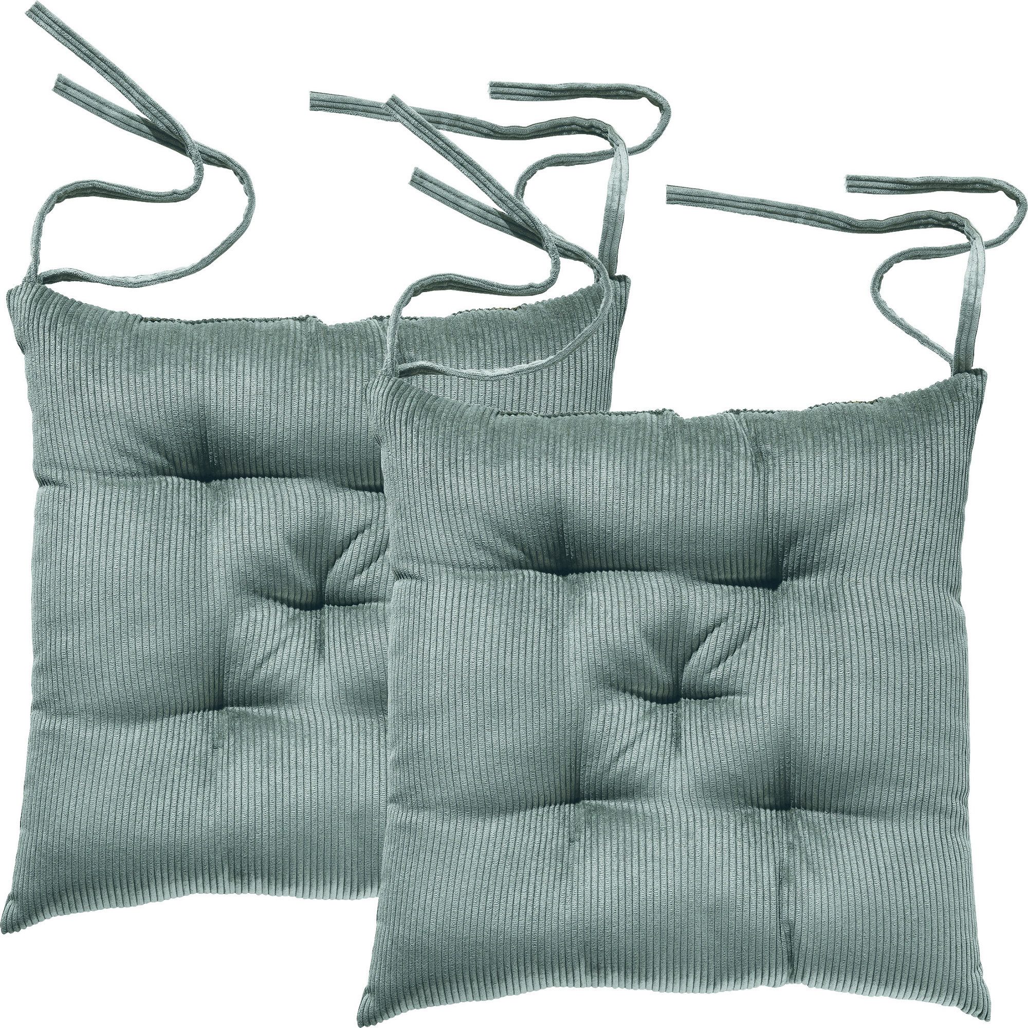 Erwin Müller Подушка для стула Подушка для стула "Glasgow" 2er-Pack, Uni