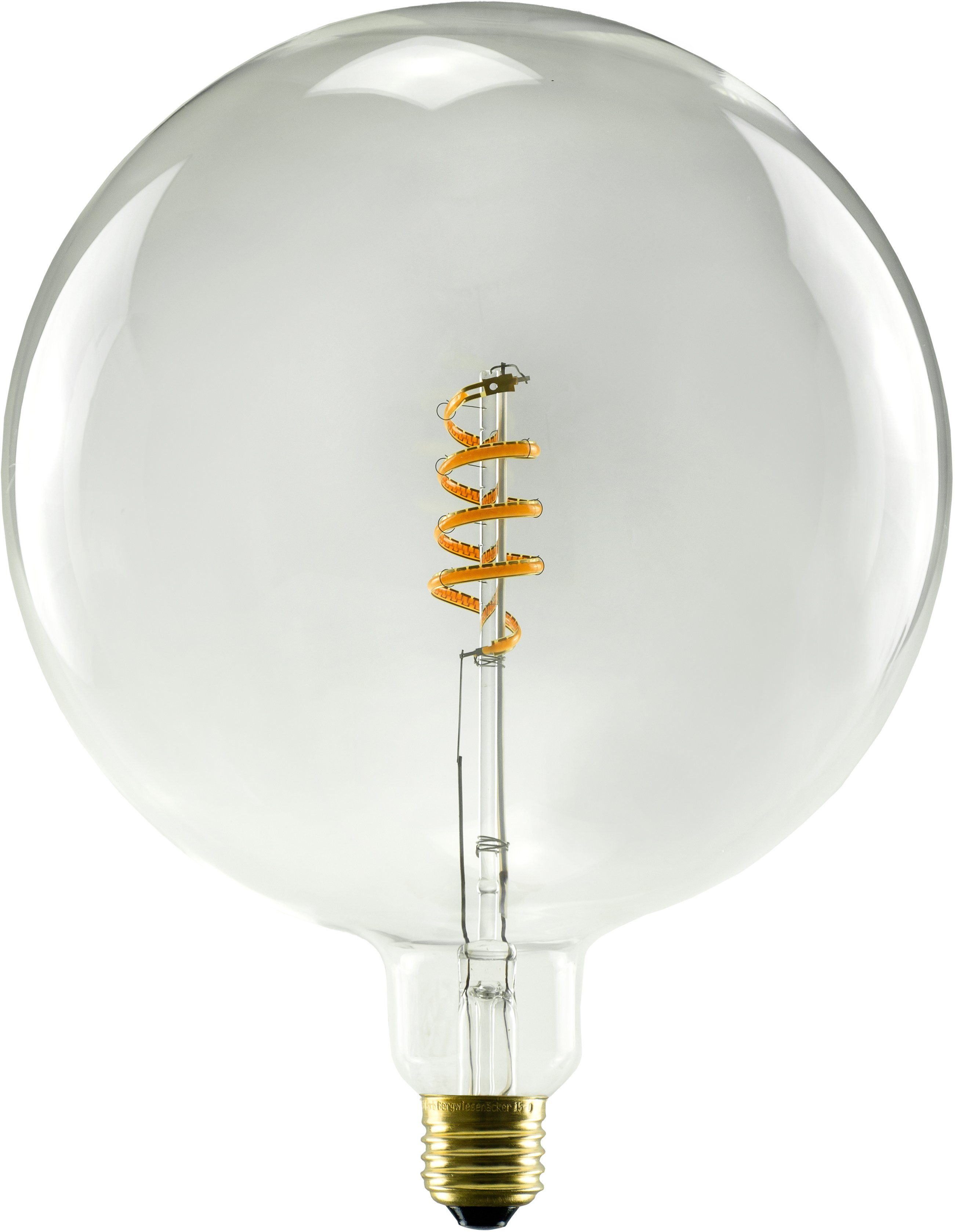 SEGULA Soft Line LED-Leuchtmittel, E27, 1 St., Warmweiß, dimmbar,Soft Globe  200 klar, E27