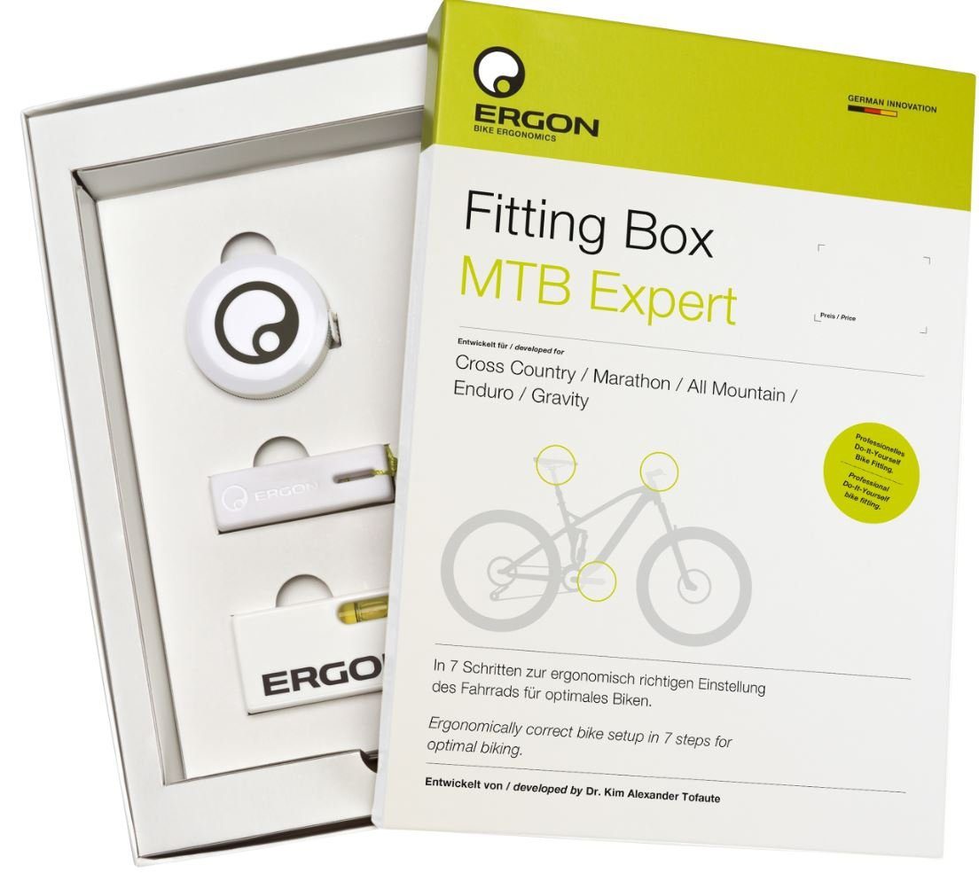 MTB Ergonomie Ergon Mountainbike Ergon Fahrrad-Montageständer Box Fitting Einstellung Expert