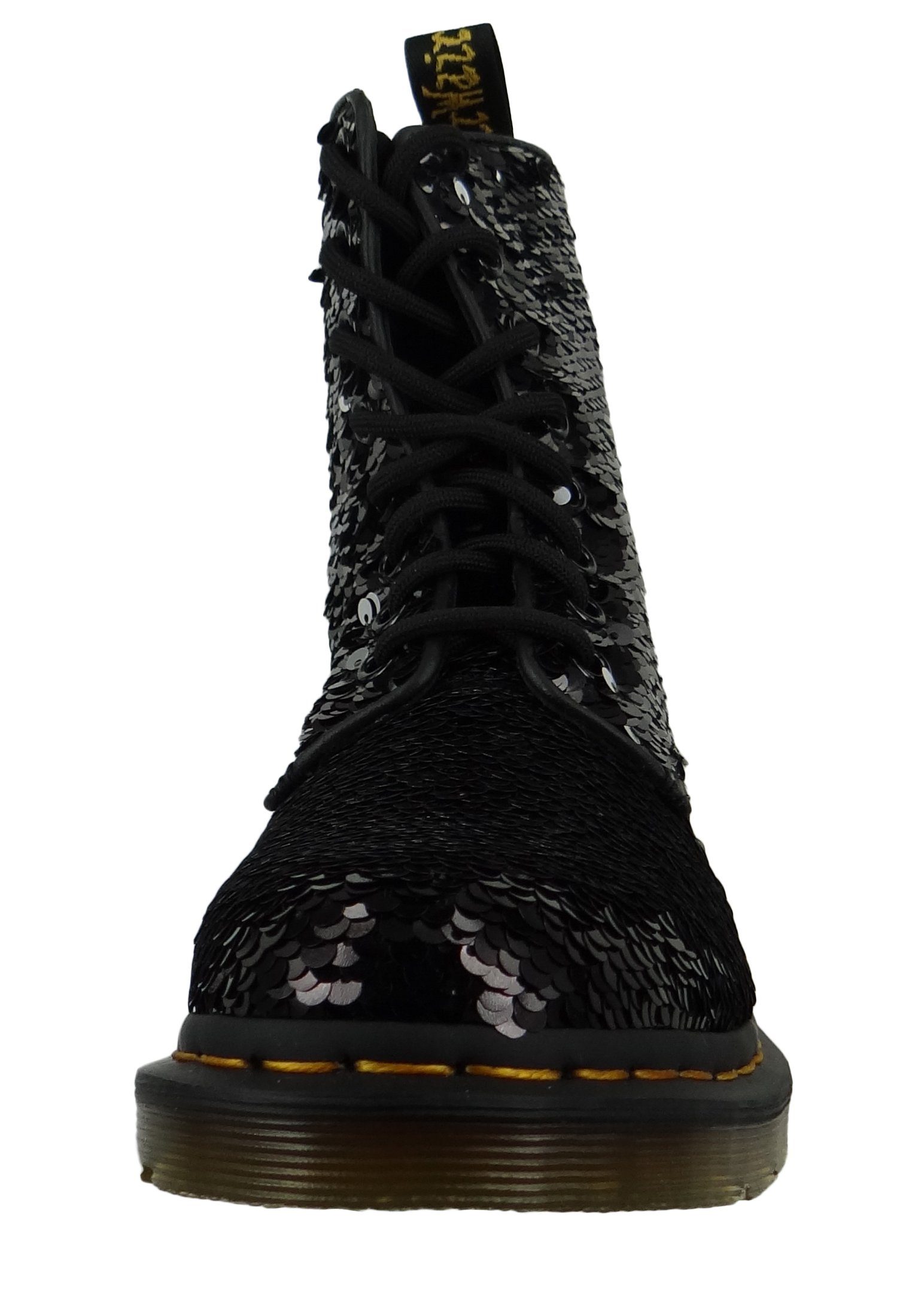 DR. MARTENS 24591016 1460 Pascal Sequin Black Silver Stiefelette