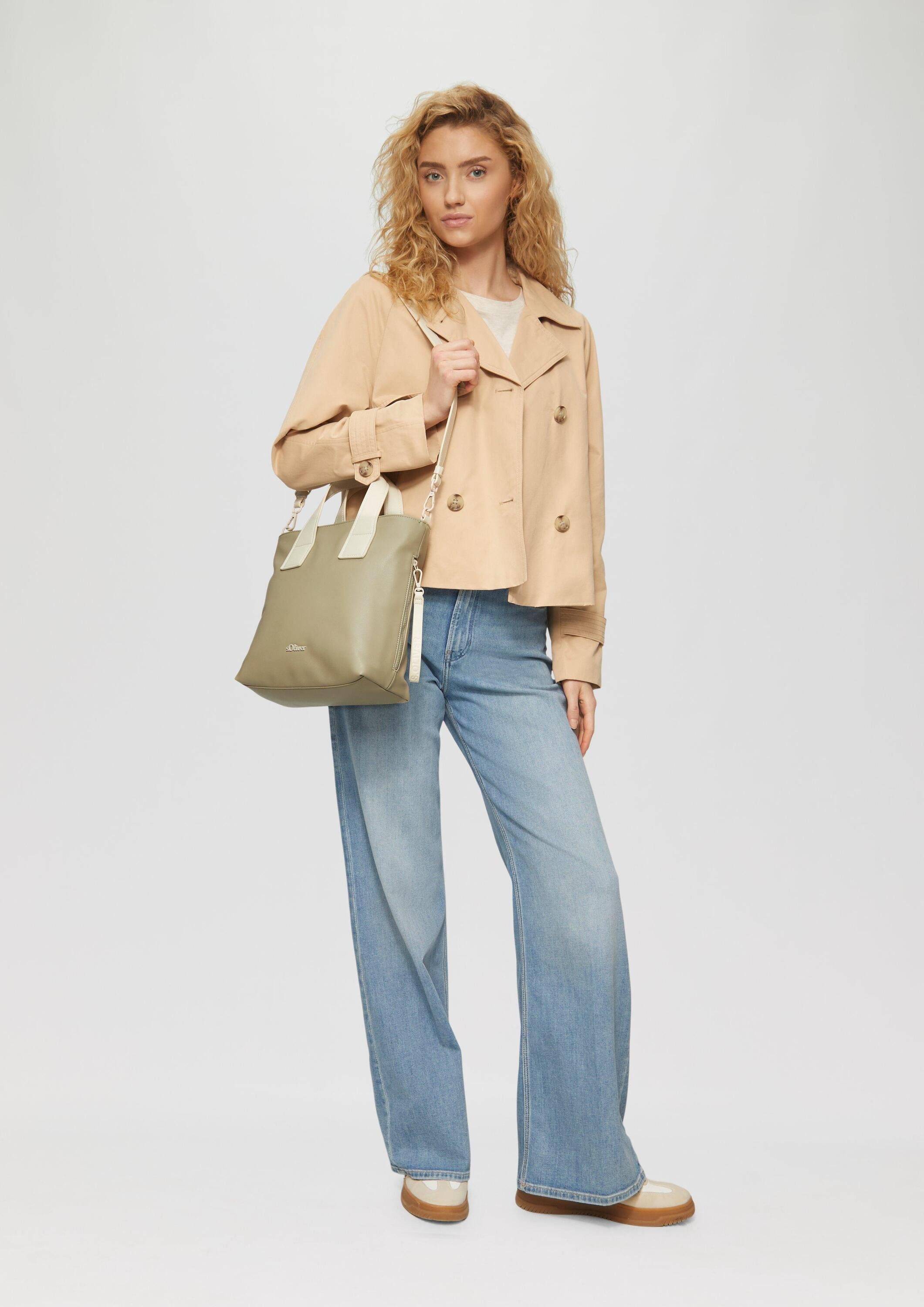 s.Oliver Umhängetasche Tasche, Lässiger Shopper mit abnehmbaren Riemen und günstig online kaufen