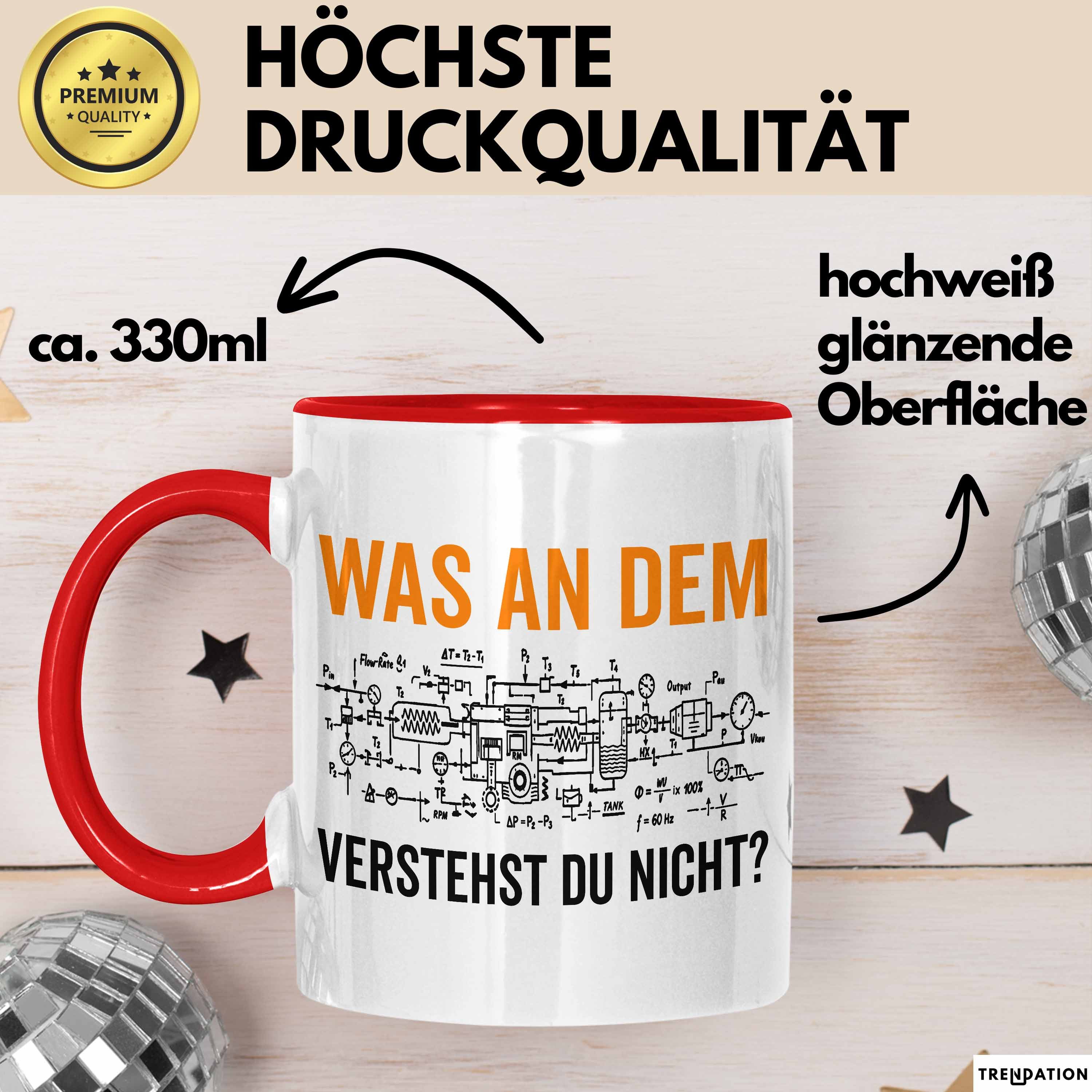 Trendation Tasse Maschinenbauingenieur Ingenieurwesen Tasse Geschenk Lustige Geschenkid, Keramik