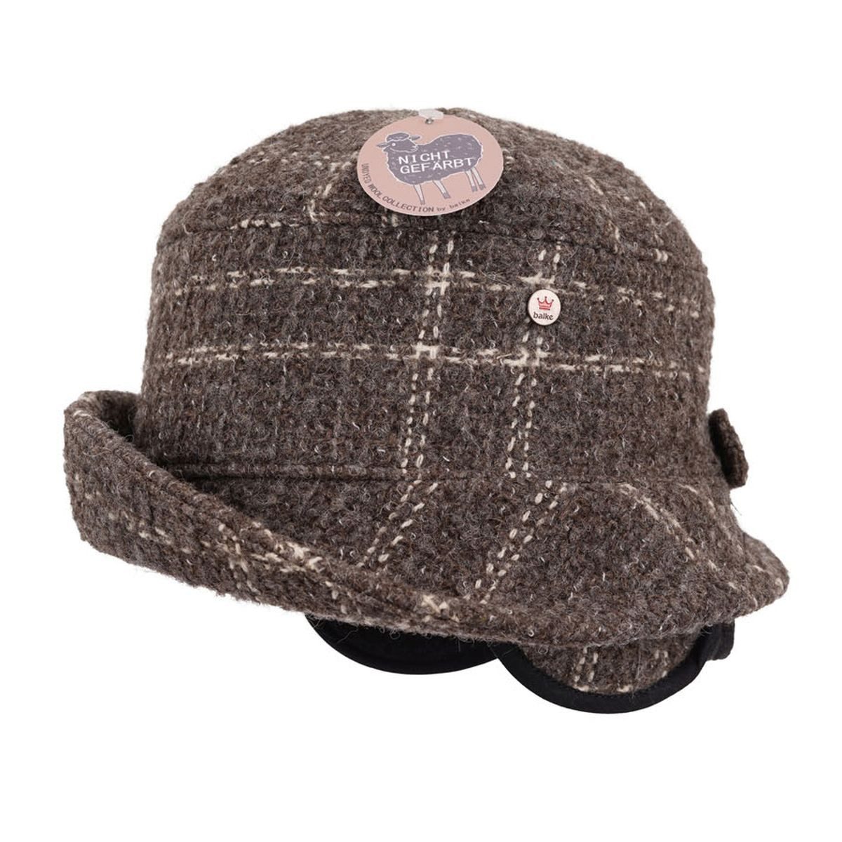 Balke Fischerhut Knautschbarer Stoffhut mit Aufschlag und Ohrenklappen aus günstig online kaufen