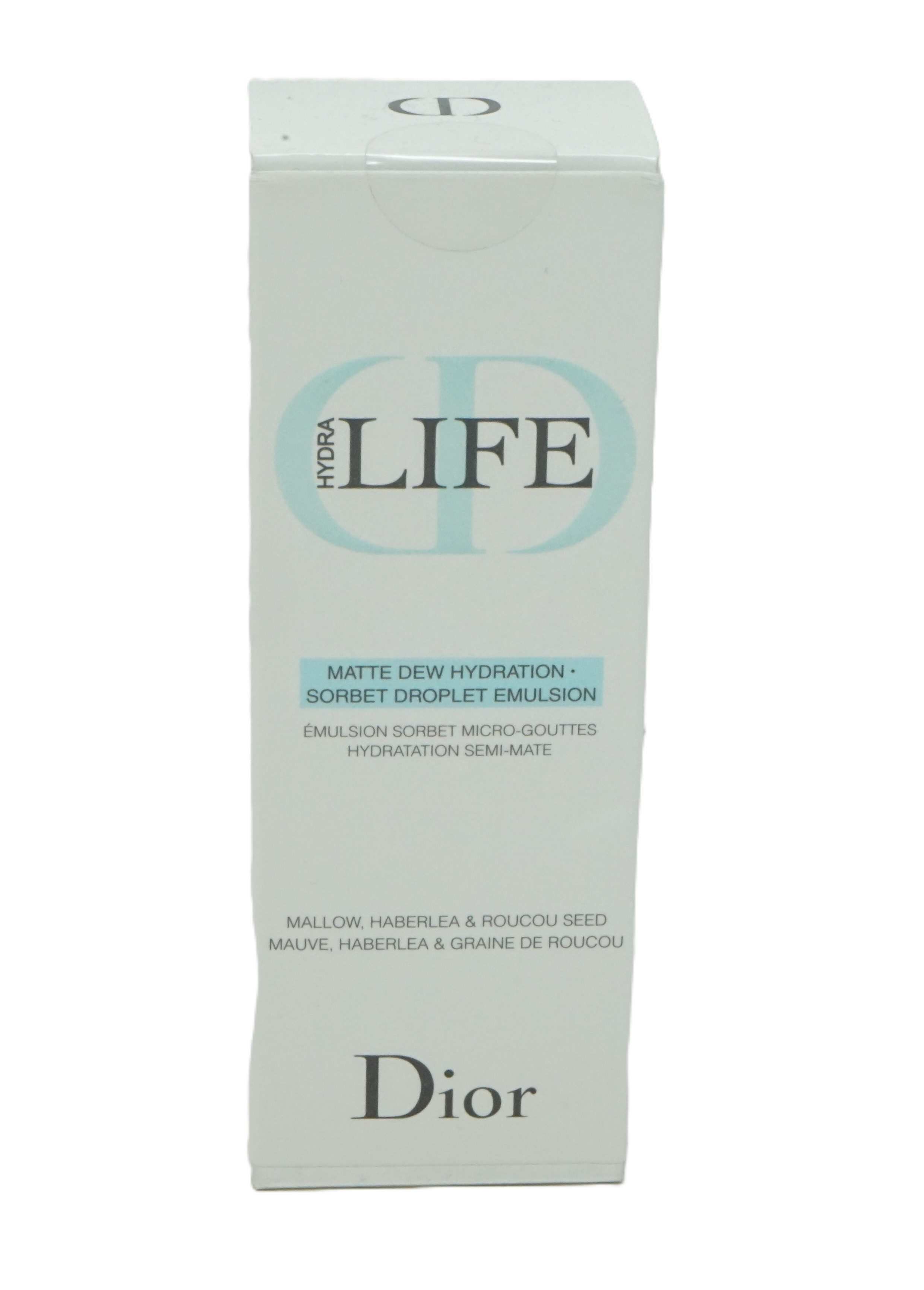 Dior Gesichtsgel Dior Hydra Life Emulsion für das Gesicht 50 ml