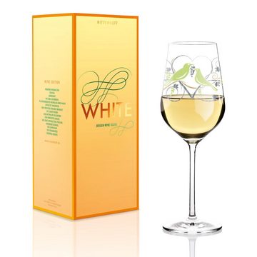 Ritzenhoff Weißweinglas White Design Frühling 2015 A. Mendil, Kristallglas