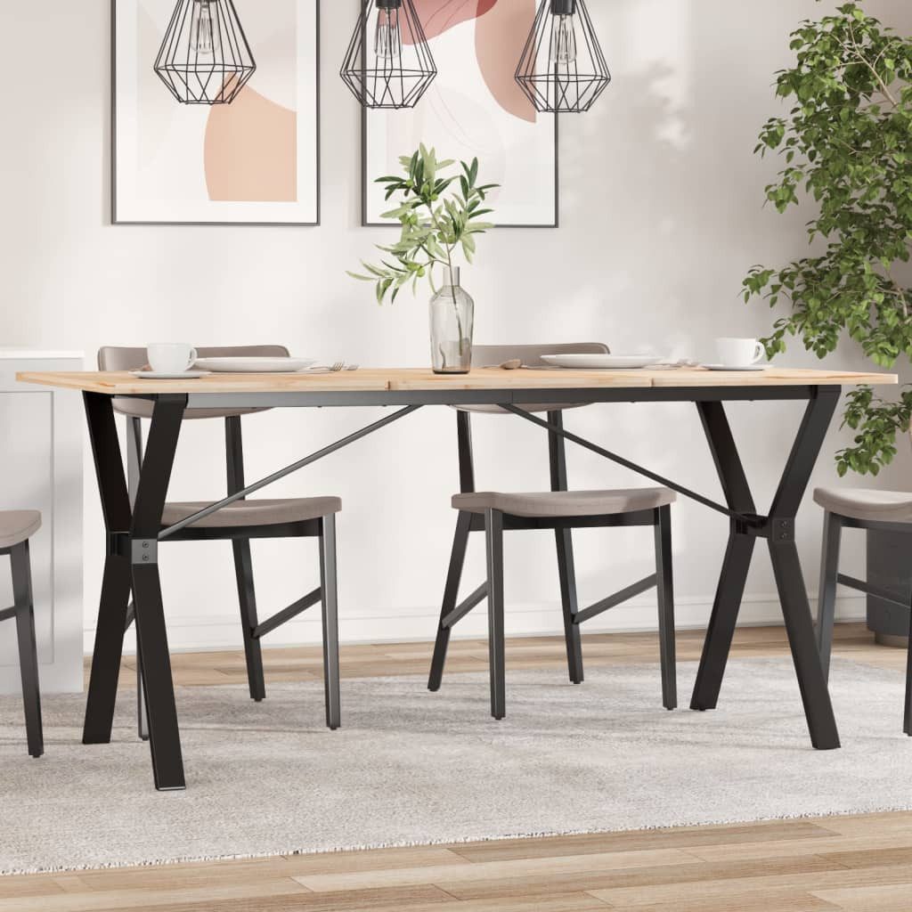 Esstisch Esstisch-Gestell in Y-Form 140x60x73 cm Gusseisen