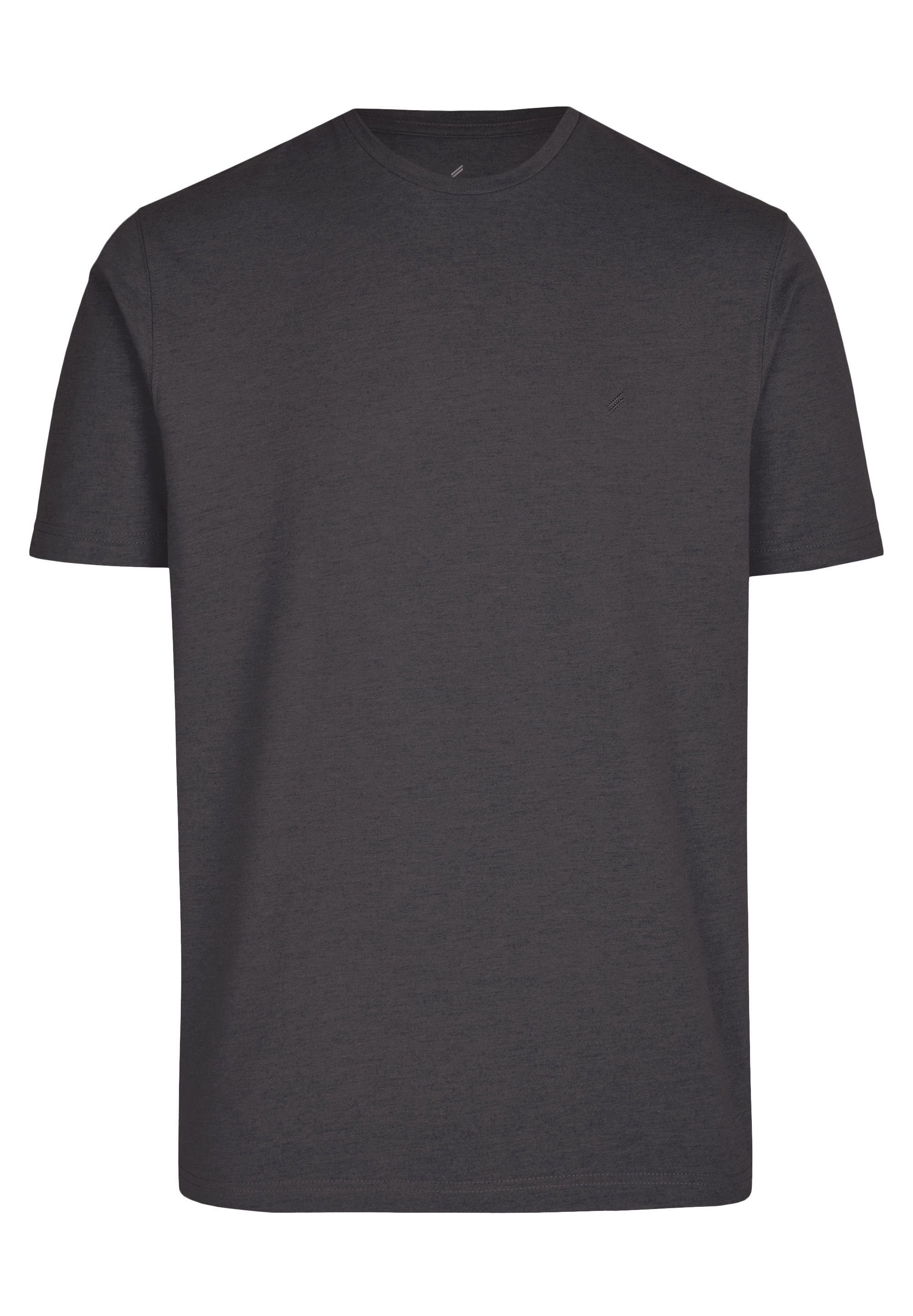 HECHTER PARIS T-Shirt im praktischen Doppelpack graphite