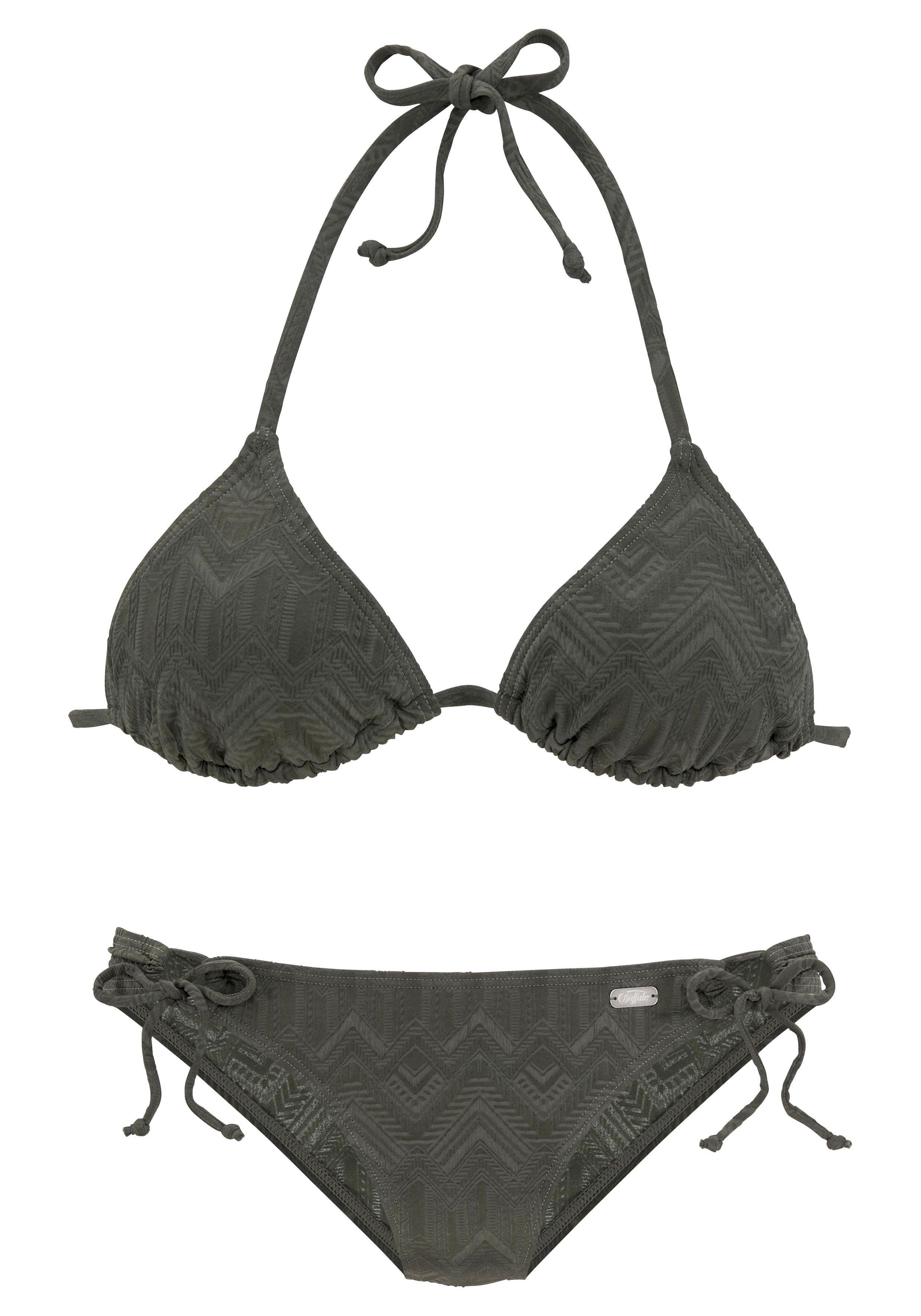 Buffalo Triangel-Bikini Romance mit modischer Struktur günstig online kaufen