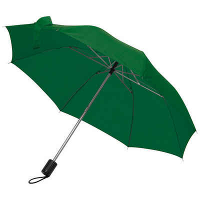Livepac Office Taschenregenschirm Taschen-Regenschirm / mit Schutzhülle / Farbe: dunkelgrün