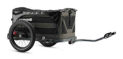 taXXi Fahrradlastenanhänger Lastenanhänger Load 45 Grey/Black Fahrradlastenanhänger, Ideal für Radreisen, Campingausflüge