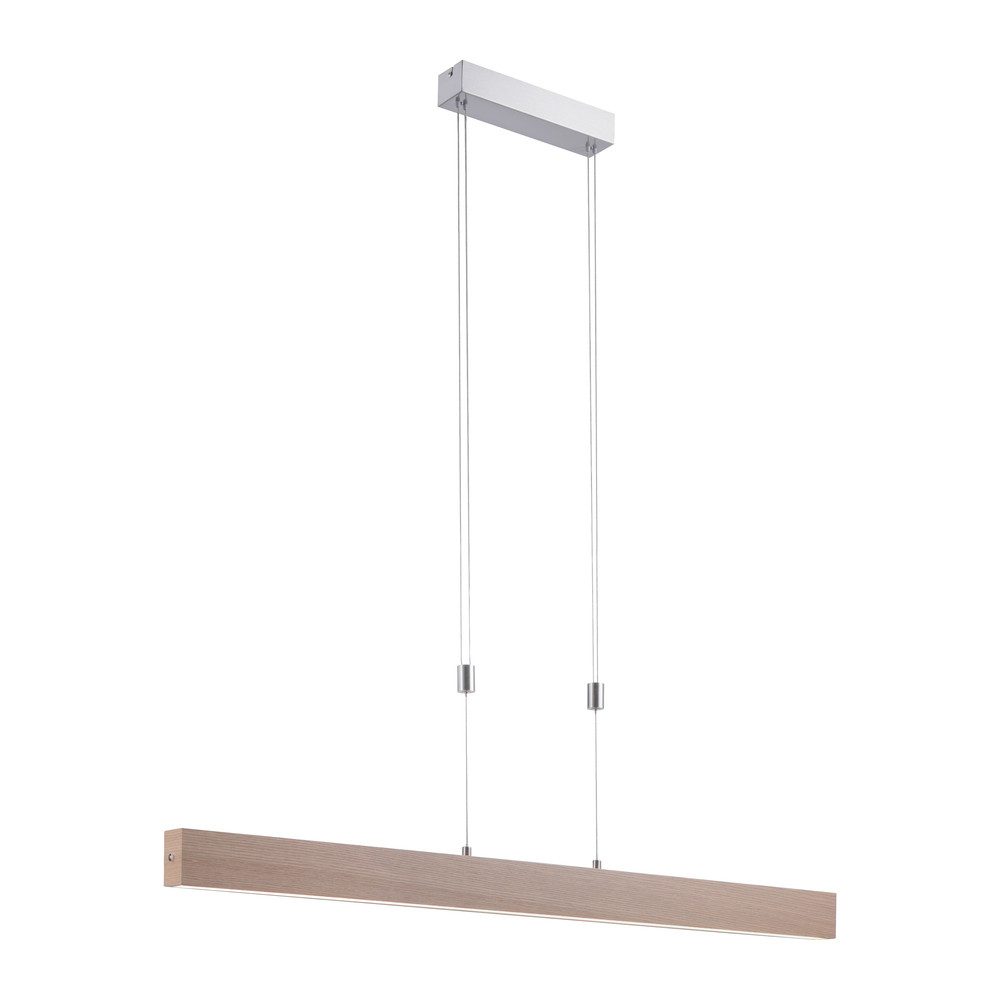 JUST LIGHT LED Pendelleuchte LED Pendelleuchte AMANDA Holz, Memoryfunktion, höhenverstellbar, 1 x LED-Board/ 30,00 Watt, stufenlos dimmbar Touchdimmer, CCT Farbwechsel