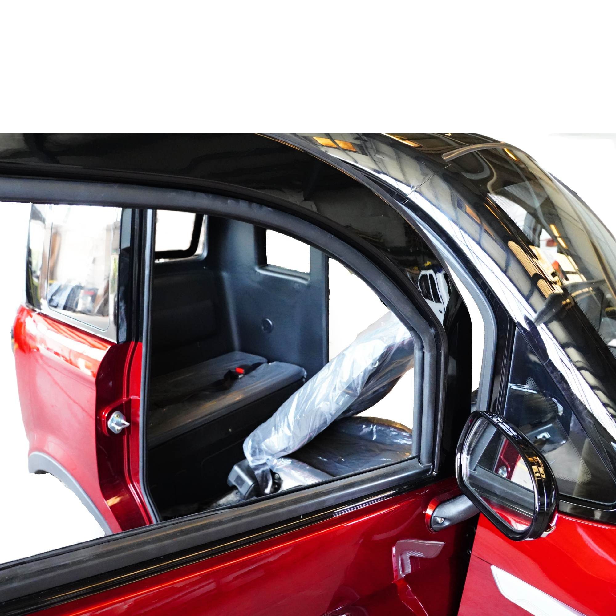 Urban Hopper E-Scooter Urban Hopper Pro 4-Wheel Electric Cabin Scooter for 2 People, 2000 W, 45 km/h, 2kW Motor, 72V 58Ah Lead-Acid Battery, approx. 50 km Range, COC