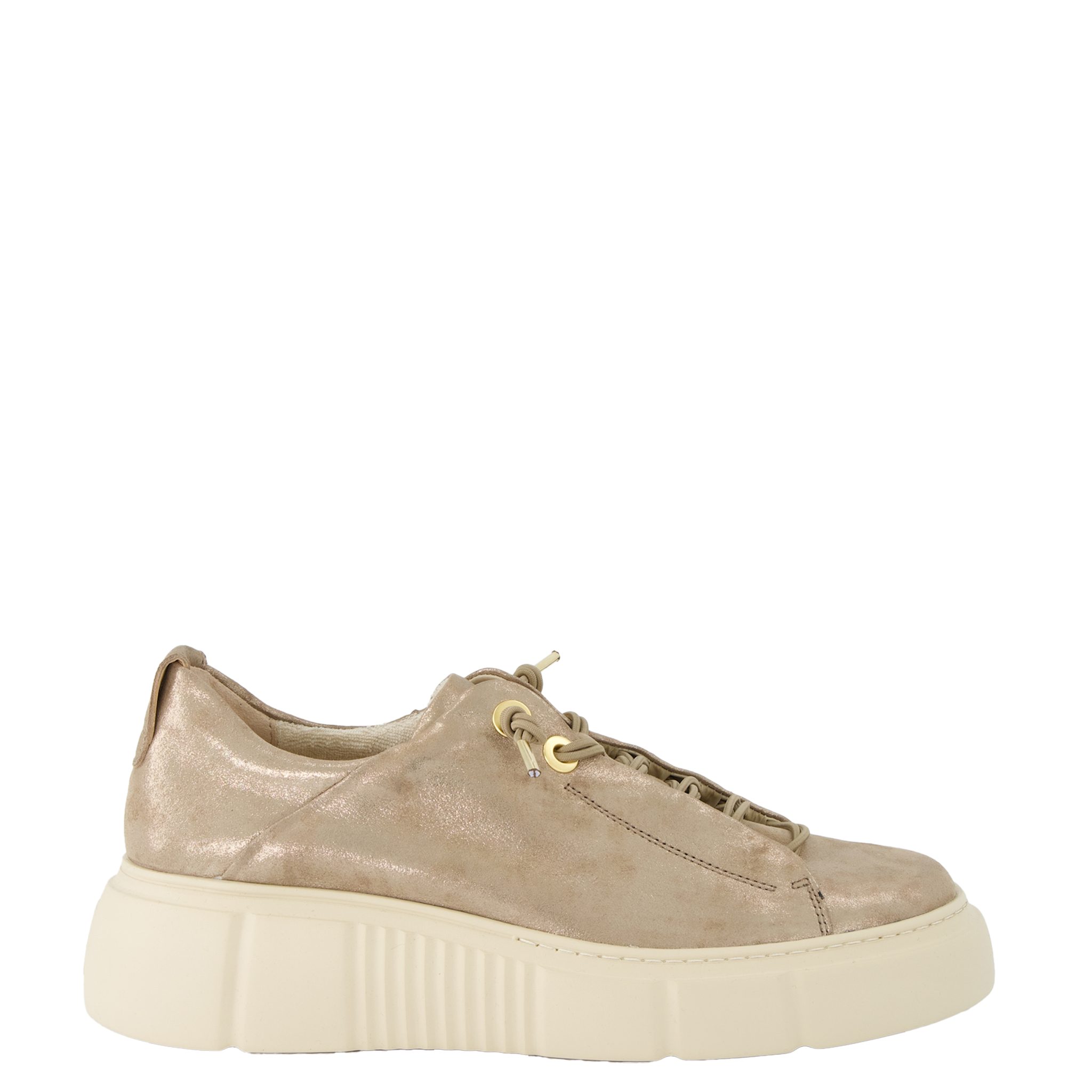 Paul Green Paul Green 5418-088, Кроссовки, Beige, gold-metallik, Damen Кроссовки