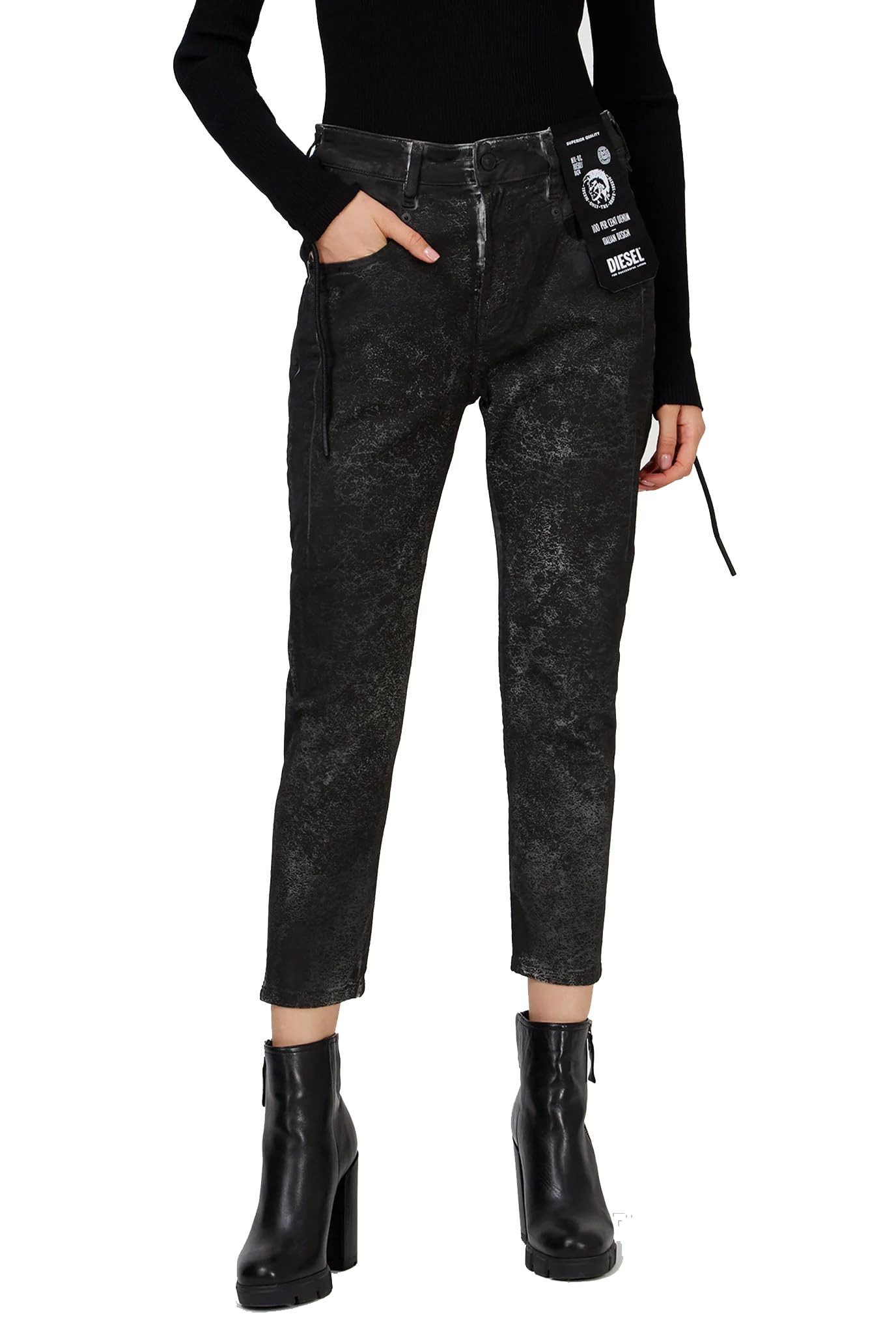 Diesel Boyfriend-Jeans Diesel Fayza-SP2 009DL Damen günstig online kaufen