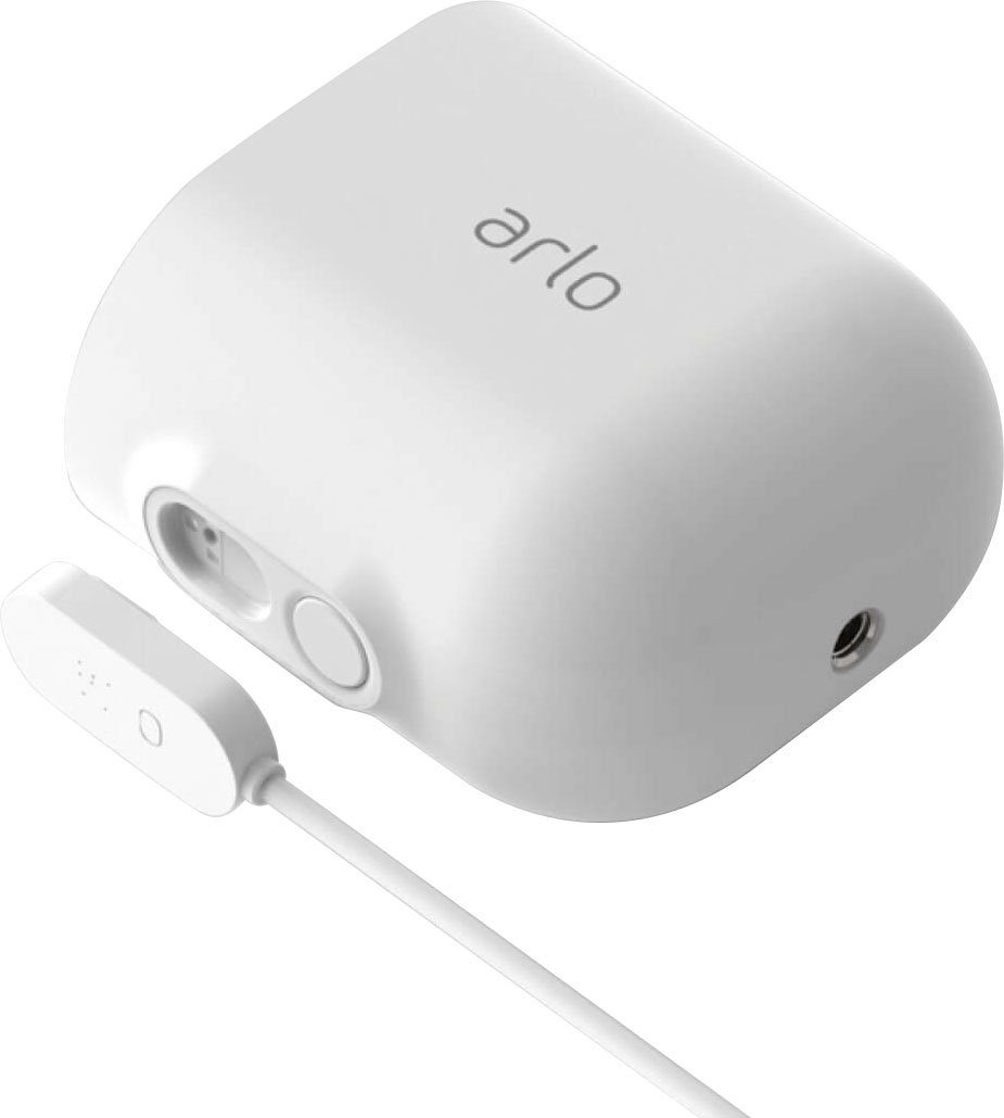 ARLO Überwachungskamera Ultra 2 Spotlight Kabelloses 4K-UHD-Überwachungssystem mit 3 Kamera (Außenbereich, 3-tlg)