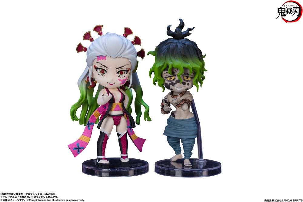 Bandai Tamashii Nations Actionfigur Demon Slayer Figuarts mini 2er-Pack Daki & Gyutaro 9cm