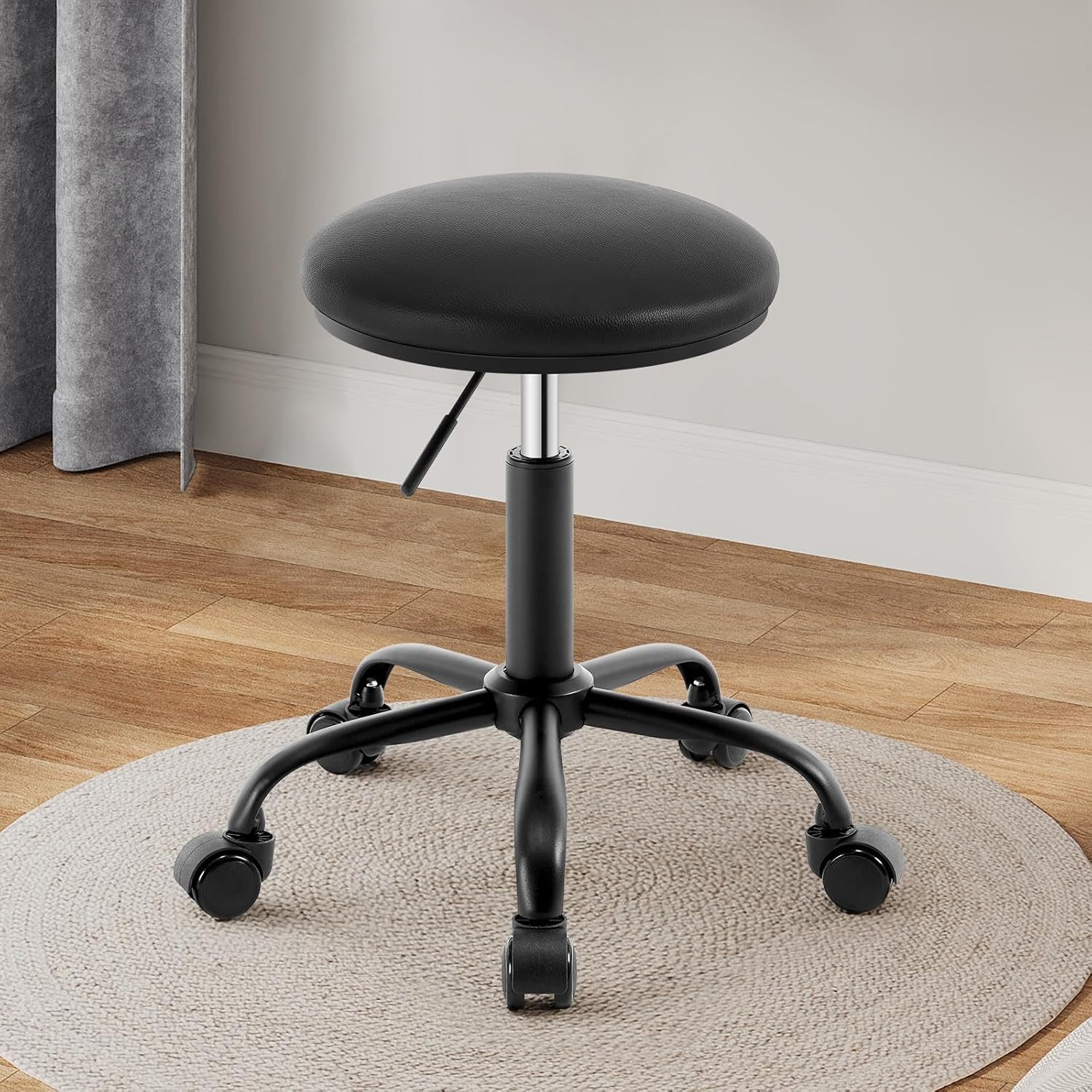 EUGAD Barhocker, Schminkstuhl höhenverstellbar drehbar, runder Hocker 360° günstig online kaufen