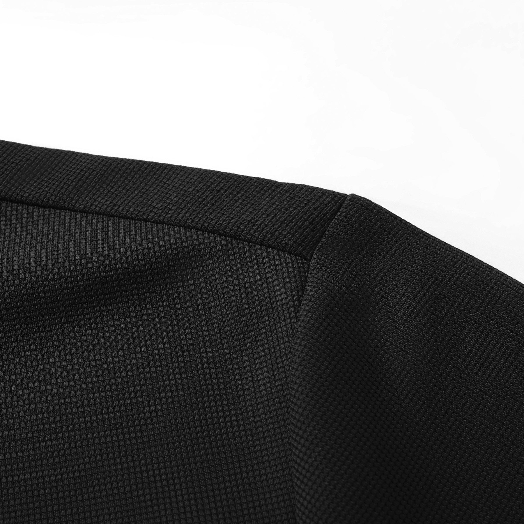 Allthemen Poloshirt Herren Waffelstruktur Poloshirt mit V-Ausschnitt Reverskragen Kurzarm – Bild 5 von 5